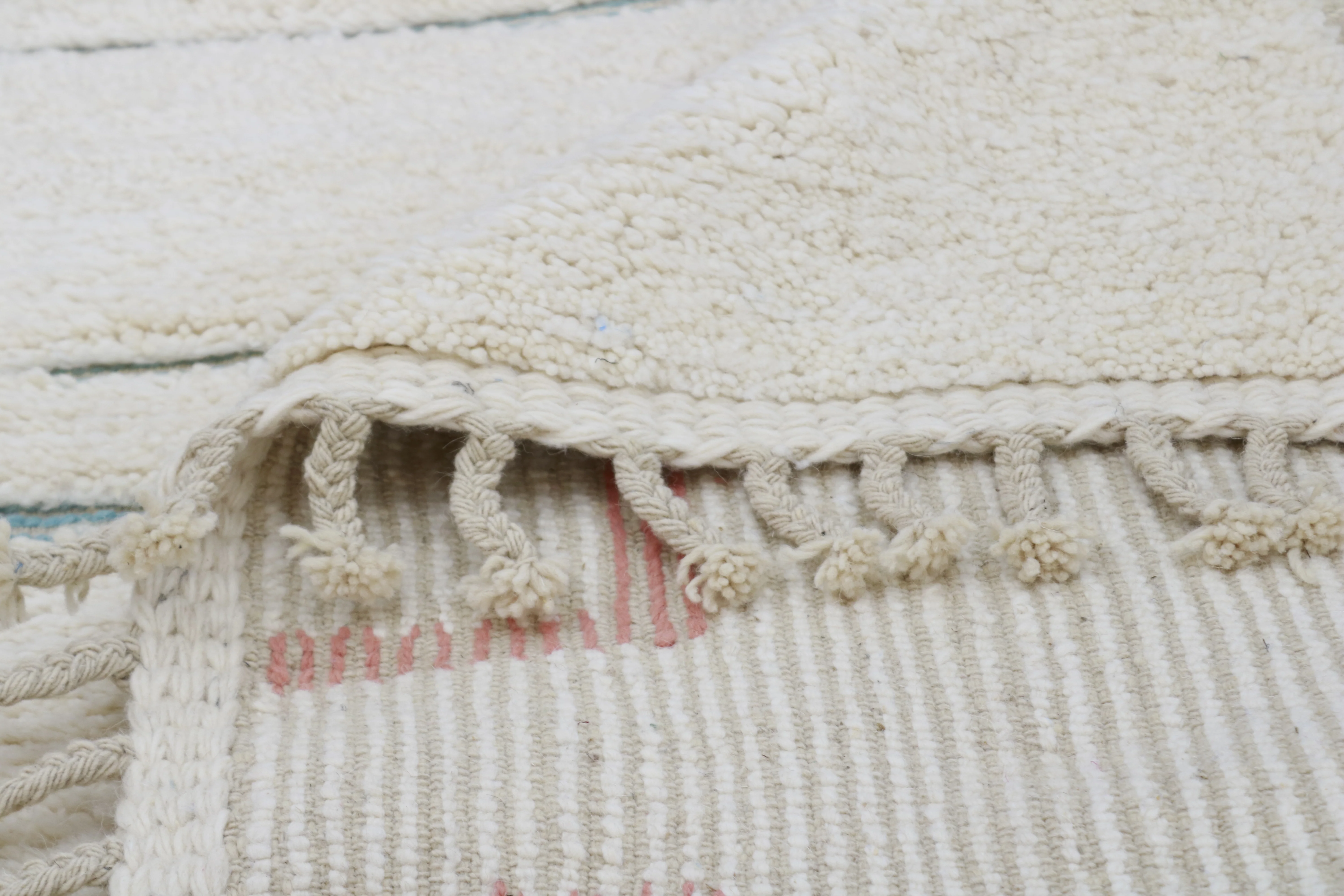 Azilal Rug 235×155 cm – Ivory, Soft Terracotta & Sage Green, AZO-785 - Image 5