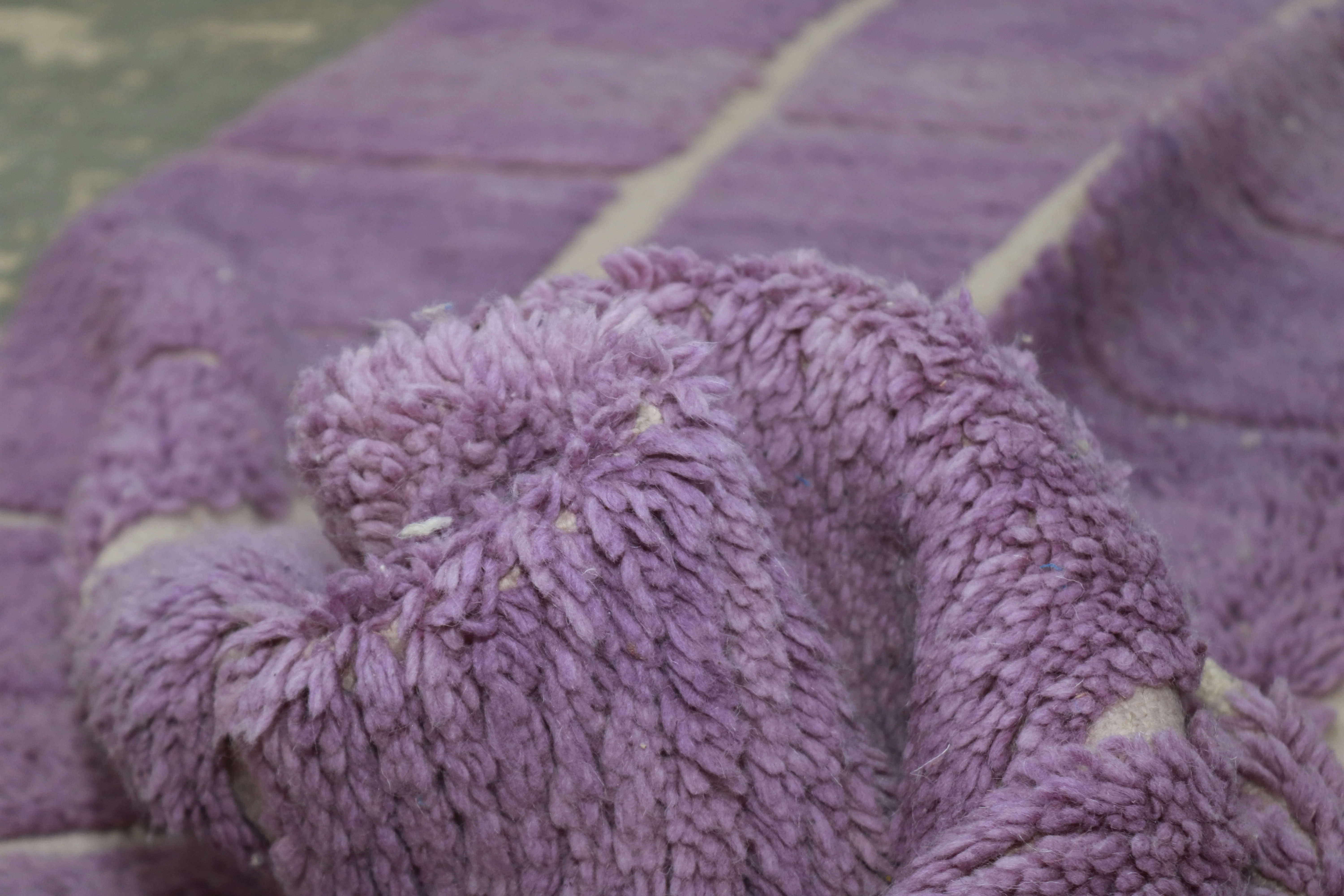 Azilal Rug 290×200 – Purple & Ivory, GO-955 - Image 4