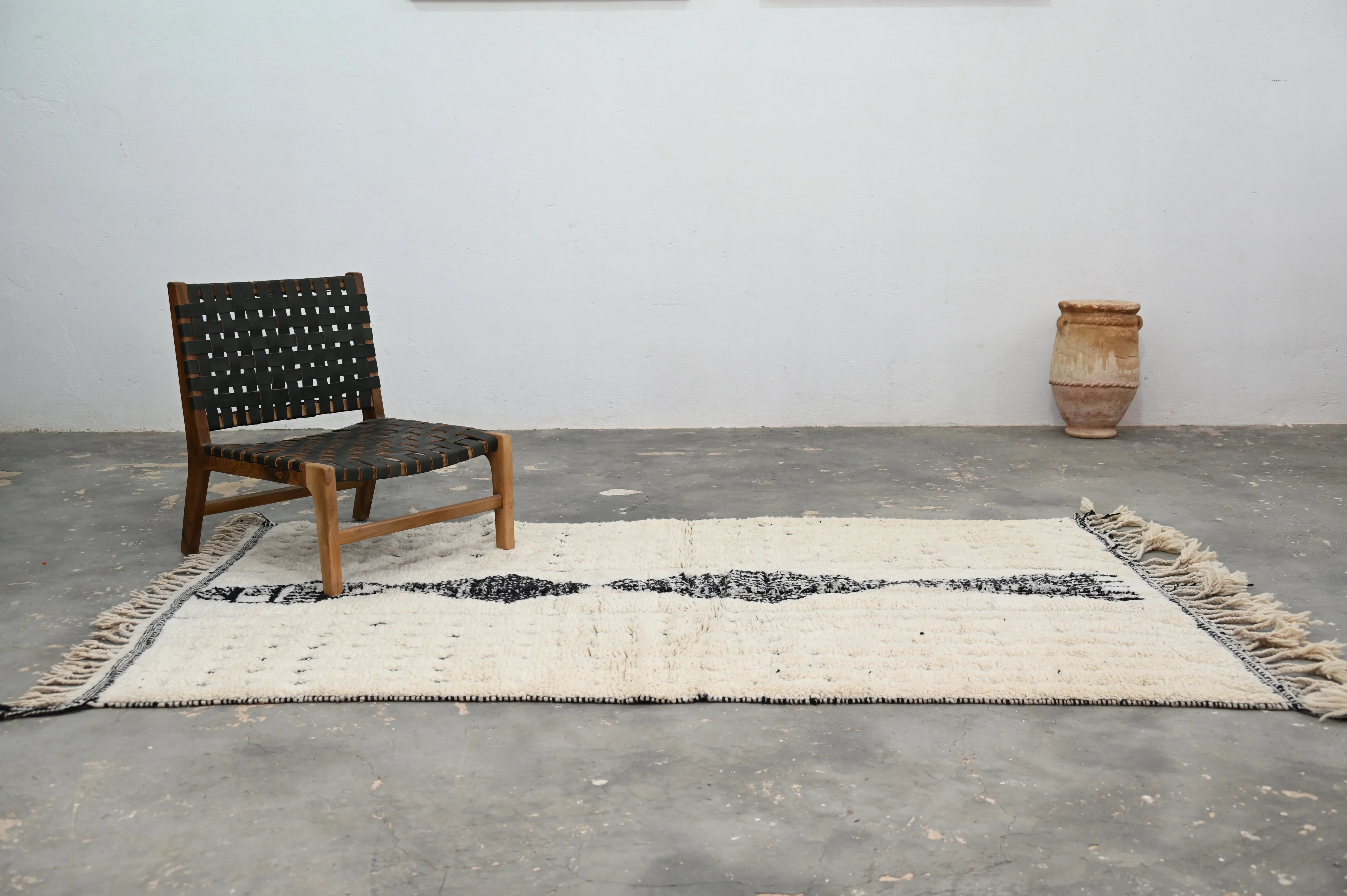 Beni Ouarain Rug, 245 x 140 cm, AZO-553 - Image 9