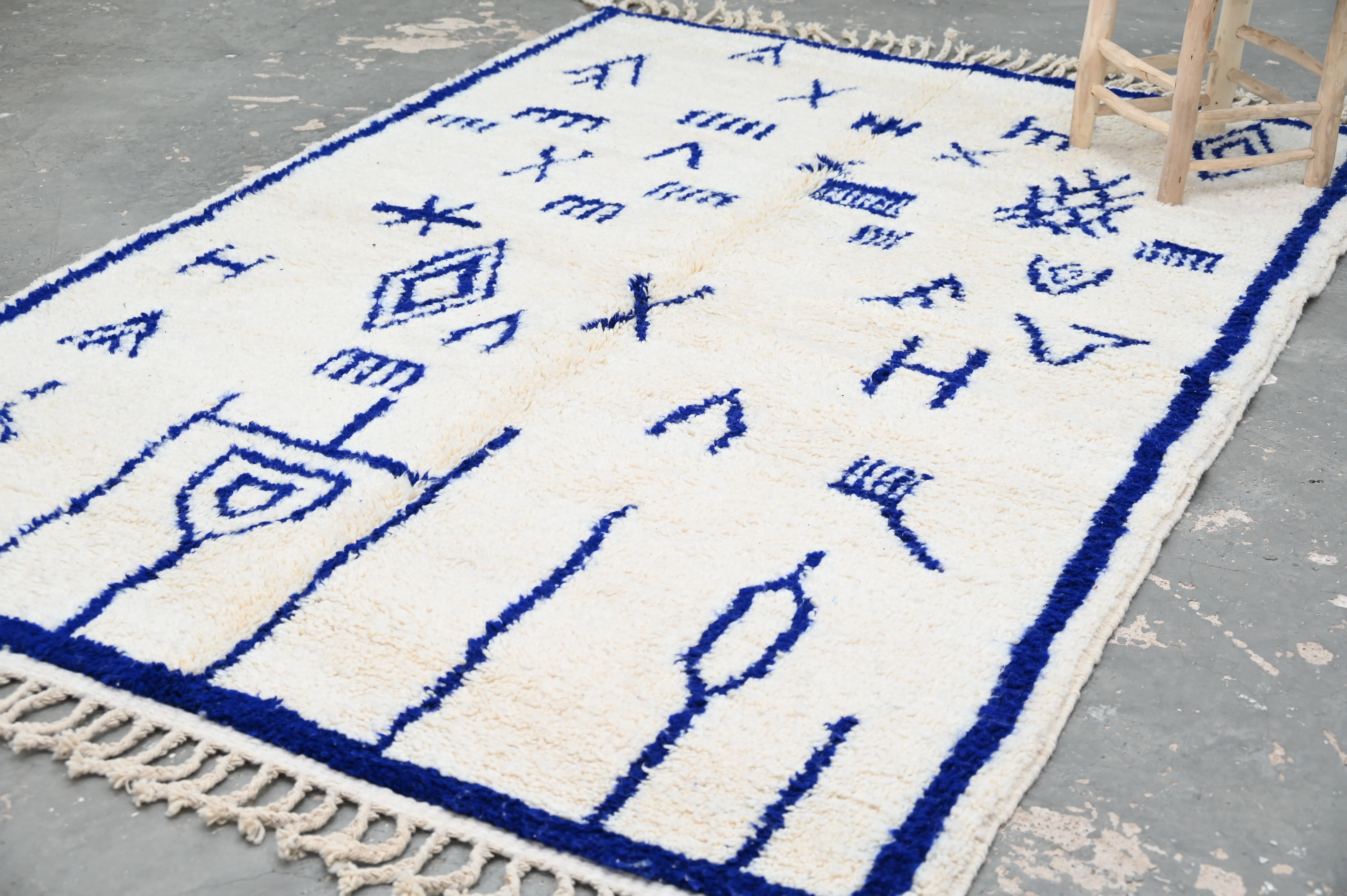 Beni Ouarain Rug, 250 x 170 cm, AZO-778 - Image 4