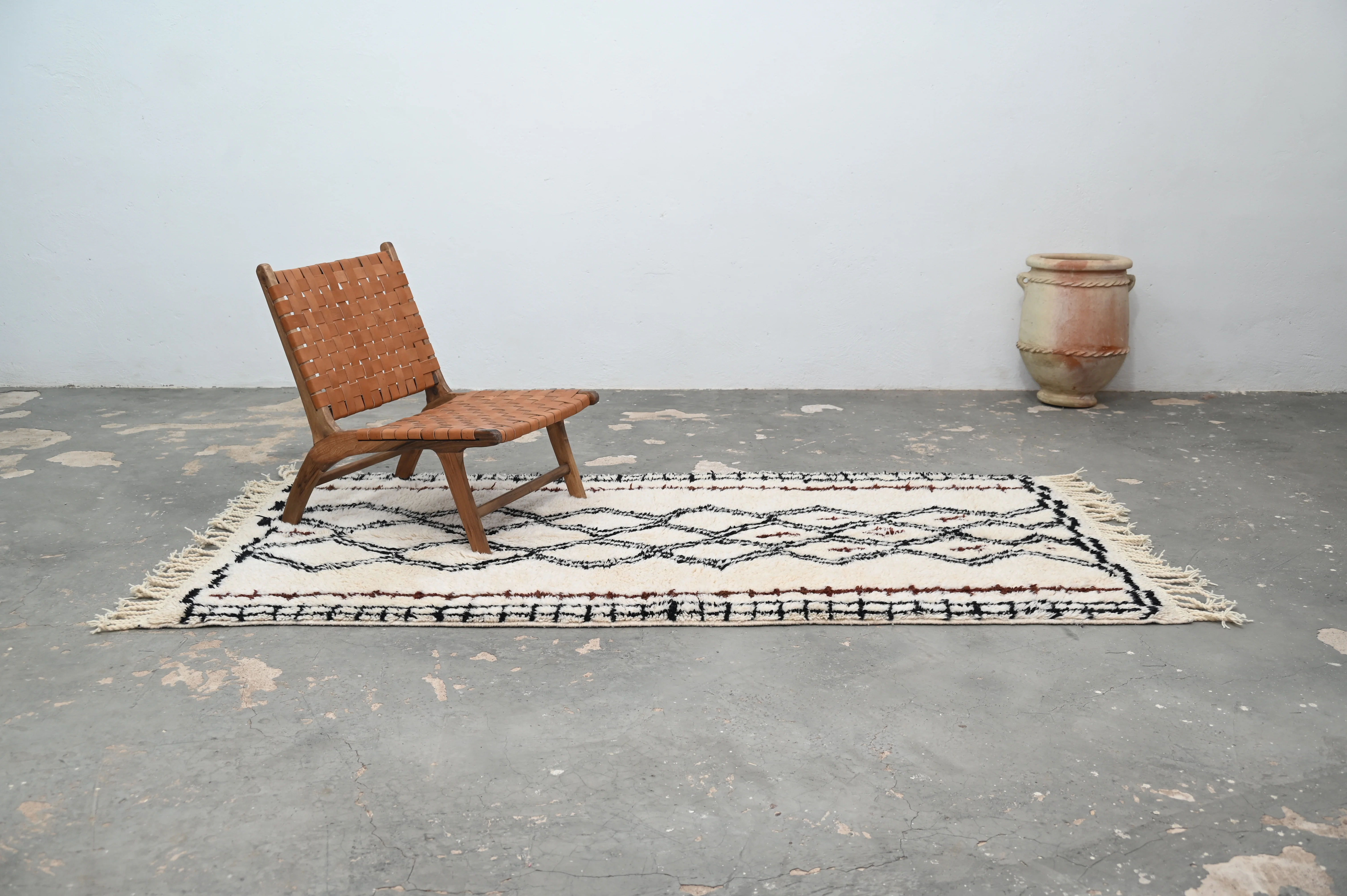 Beni Ouarain Rug, 250 x 135 cm, AZO-718 - Image 5