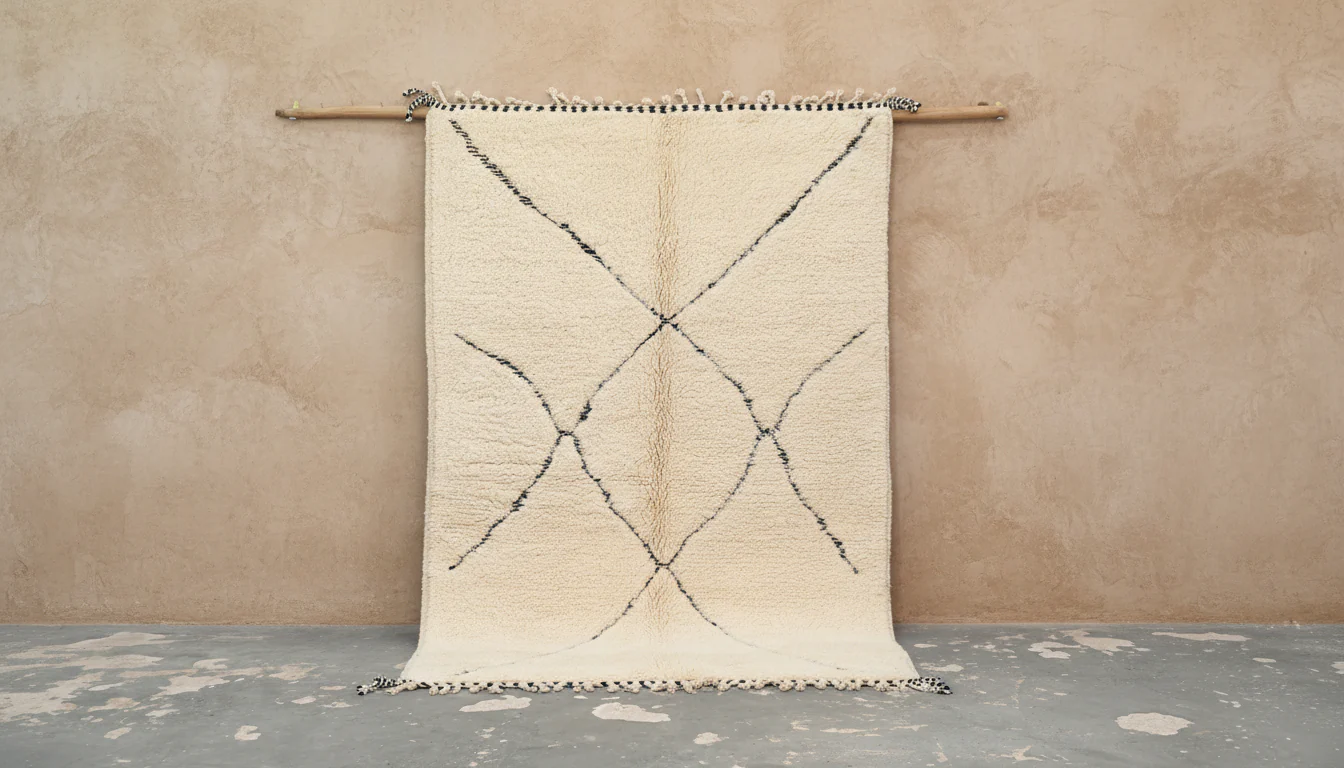 Beni Ouarain Rug, 250 x 155 cm, AZO-761