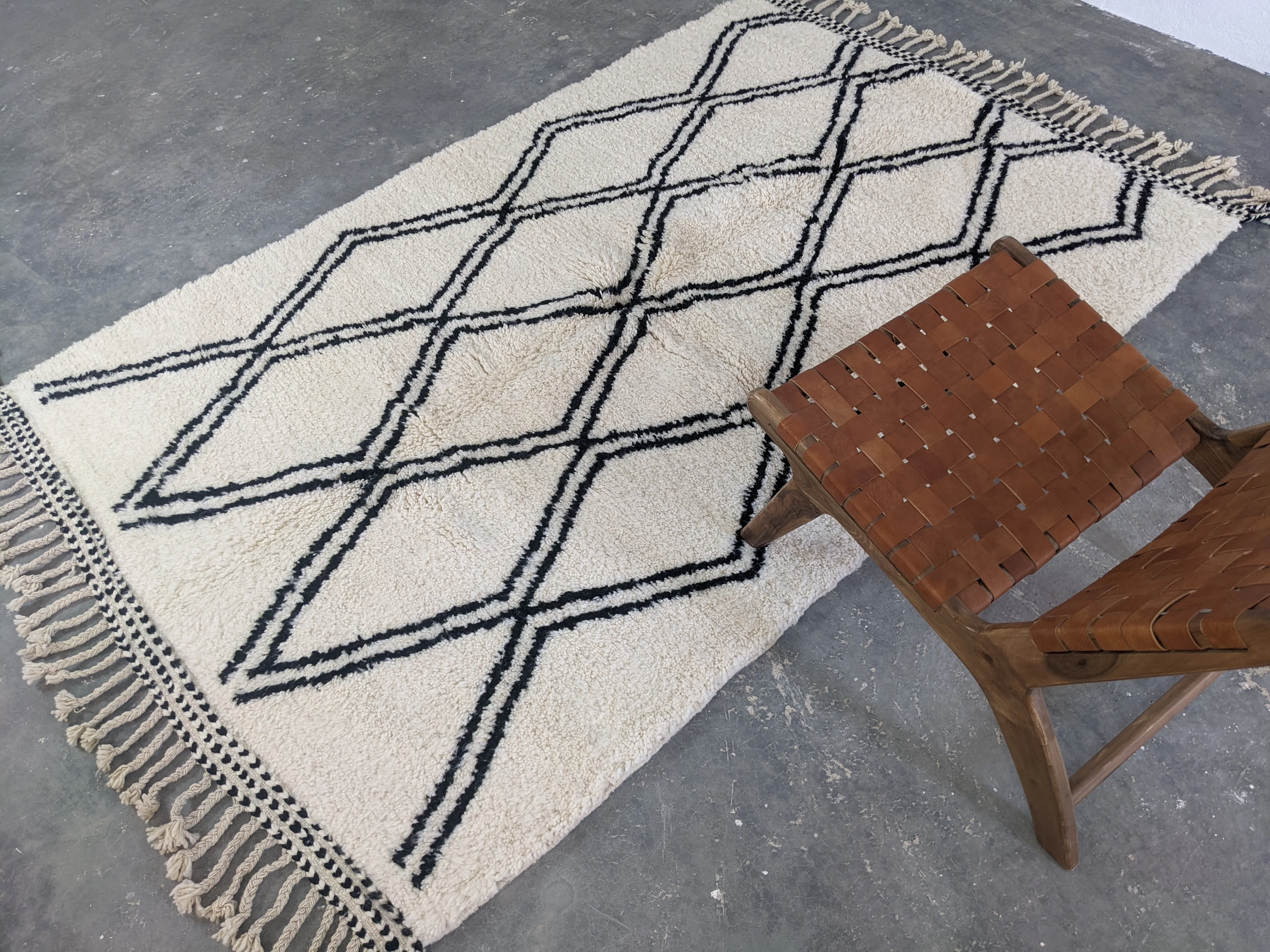 Beni Ouarain Rug, 250 x 160 cm || 8,2 x 5,25 feet, MS-347 - Image 6