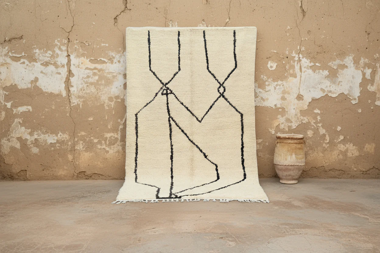 Beni Ouarain Rug, 250 x 160 cm, AZO-620