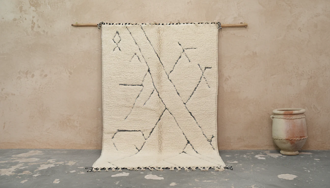 Beni Ouarain Rug, 250 x 160 cm, AZO-763