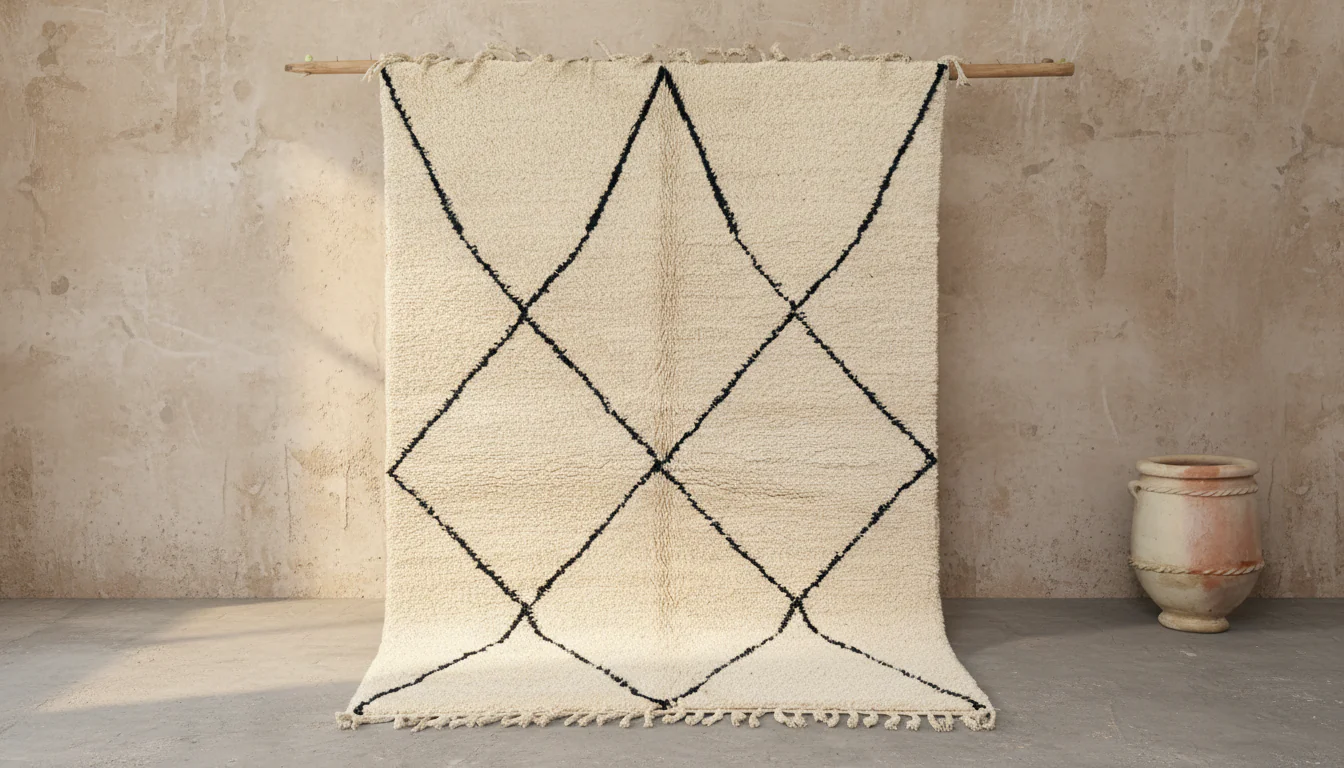 Beni Ouarain Rug, 250 x 175 cm, AZO-764