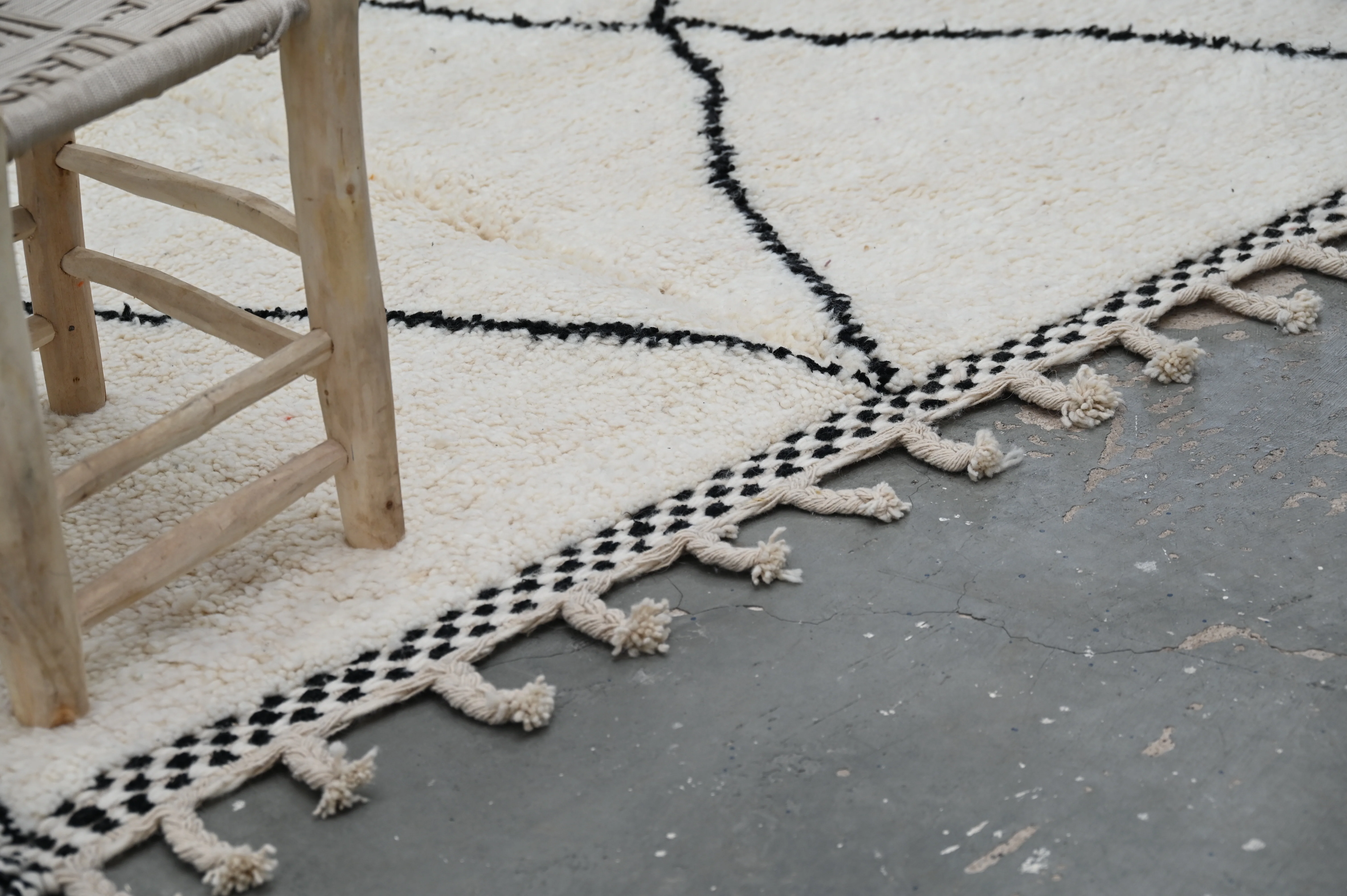 Beni Ouarain Rug, 260 x 165 cm, AZO-766 - Image 4