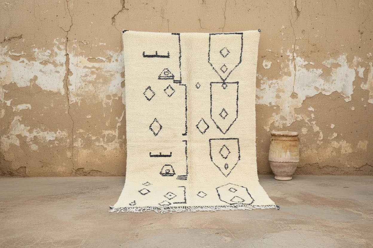 Beni Ouarain Rug, 270 x 150 cm, AZO-641
