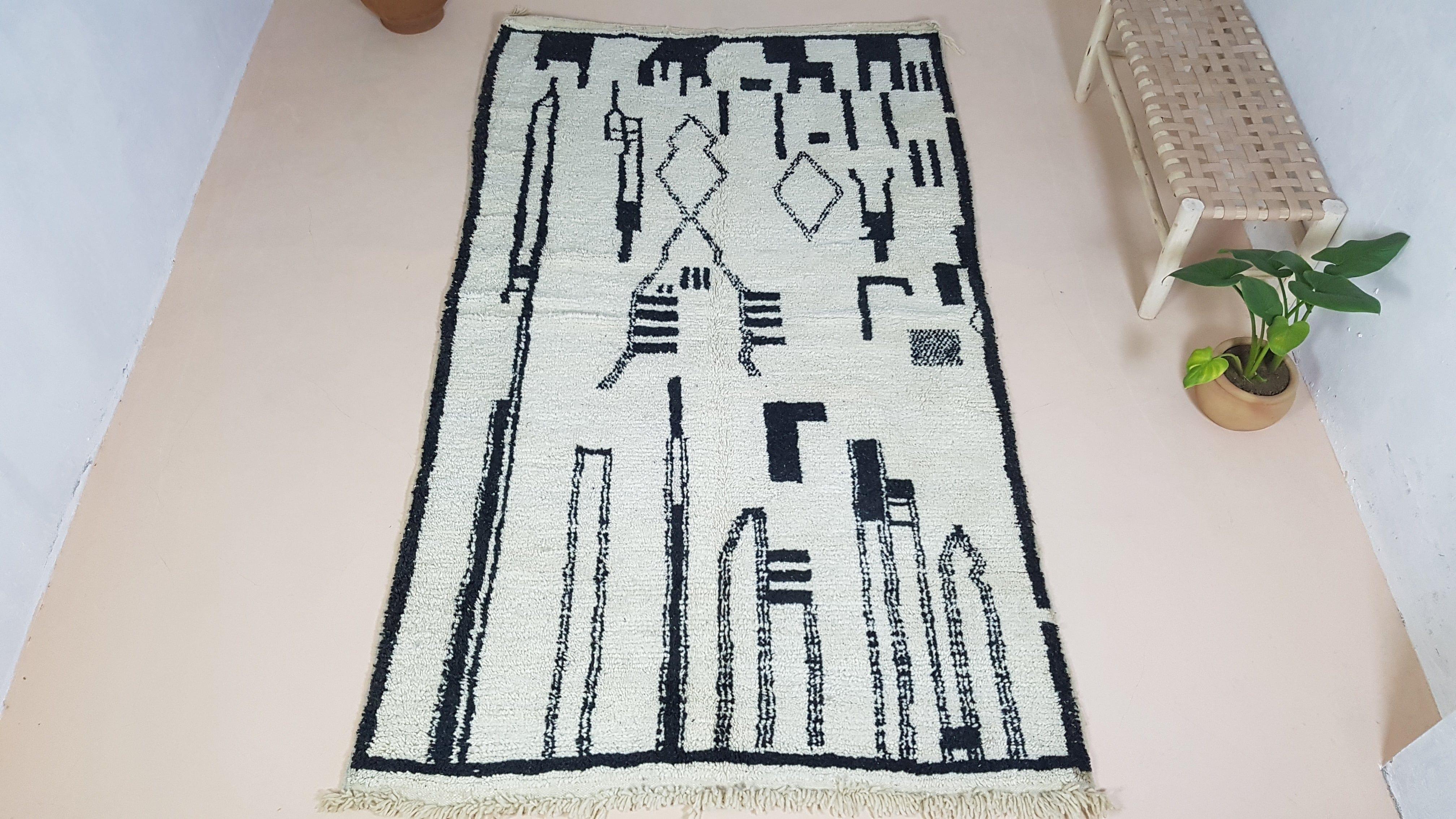 Beni Ouarain rug, 275 x 155 cm || 9.02 x 5.09 feet - Image 4