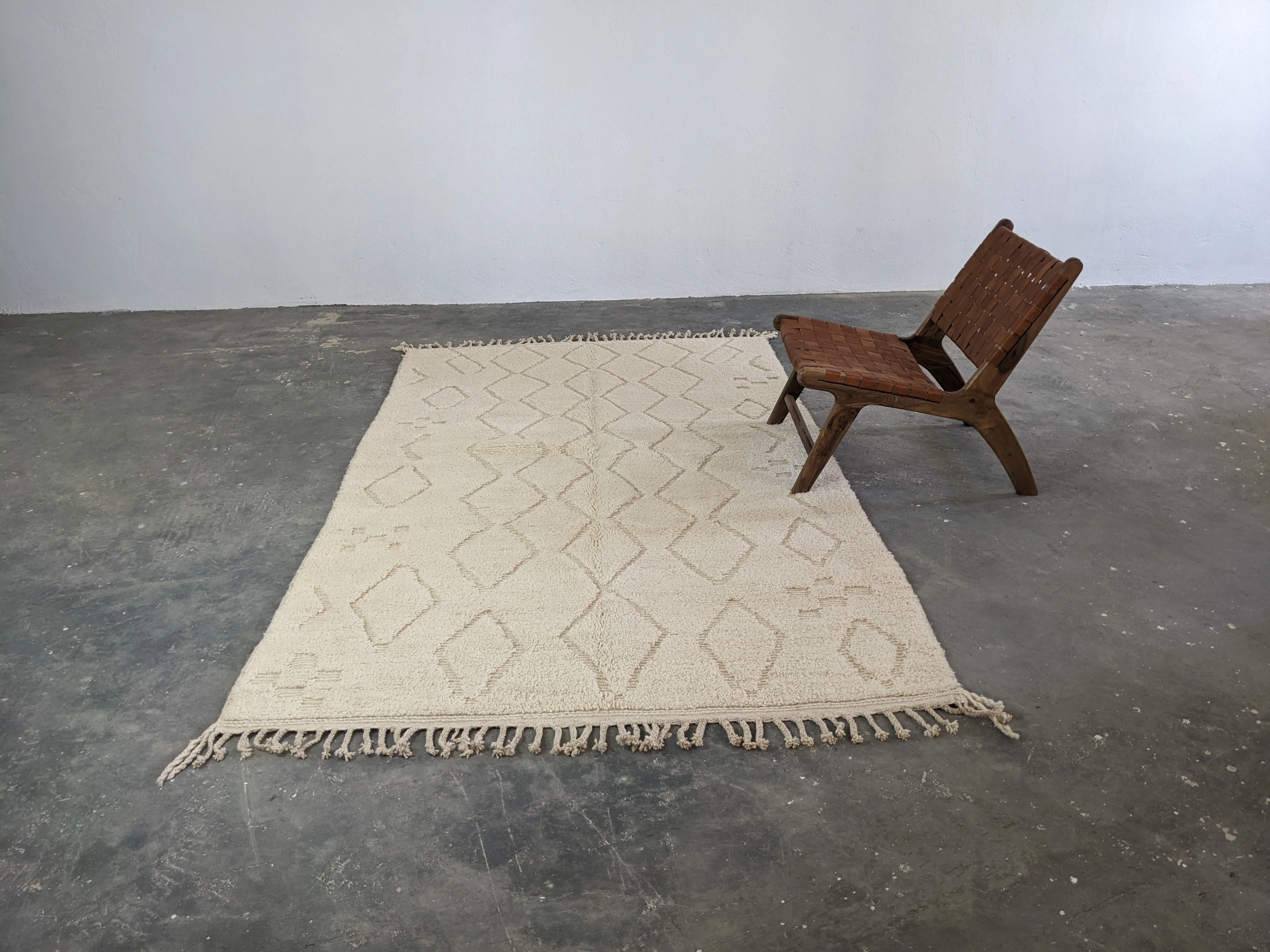 Beni Ouarain Rug, 275 x 165 cm || 9,02 x 5,41 feet, MS-352 - Image 7