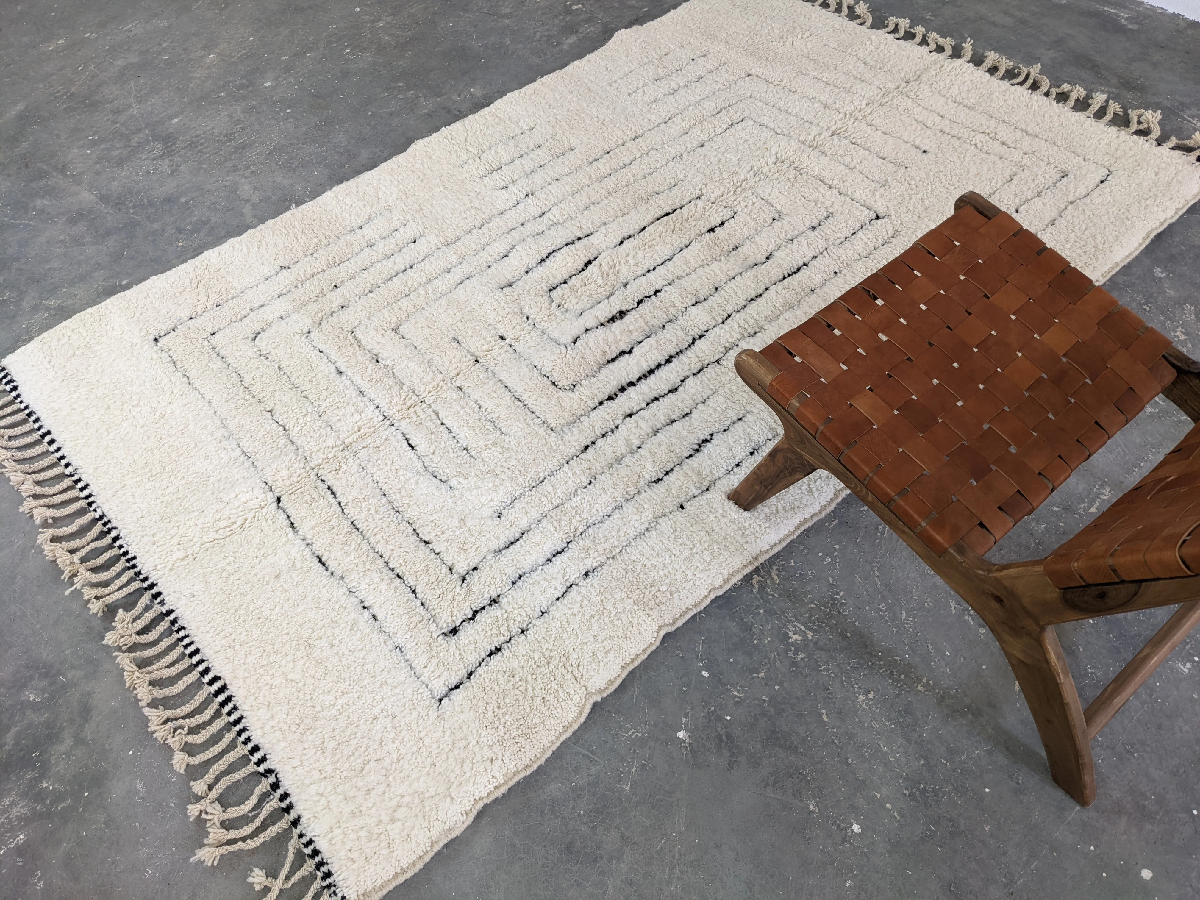 Beni Ouarain Rug – Pre-Order #373 - Image 5