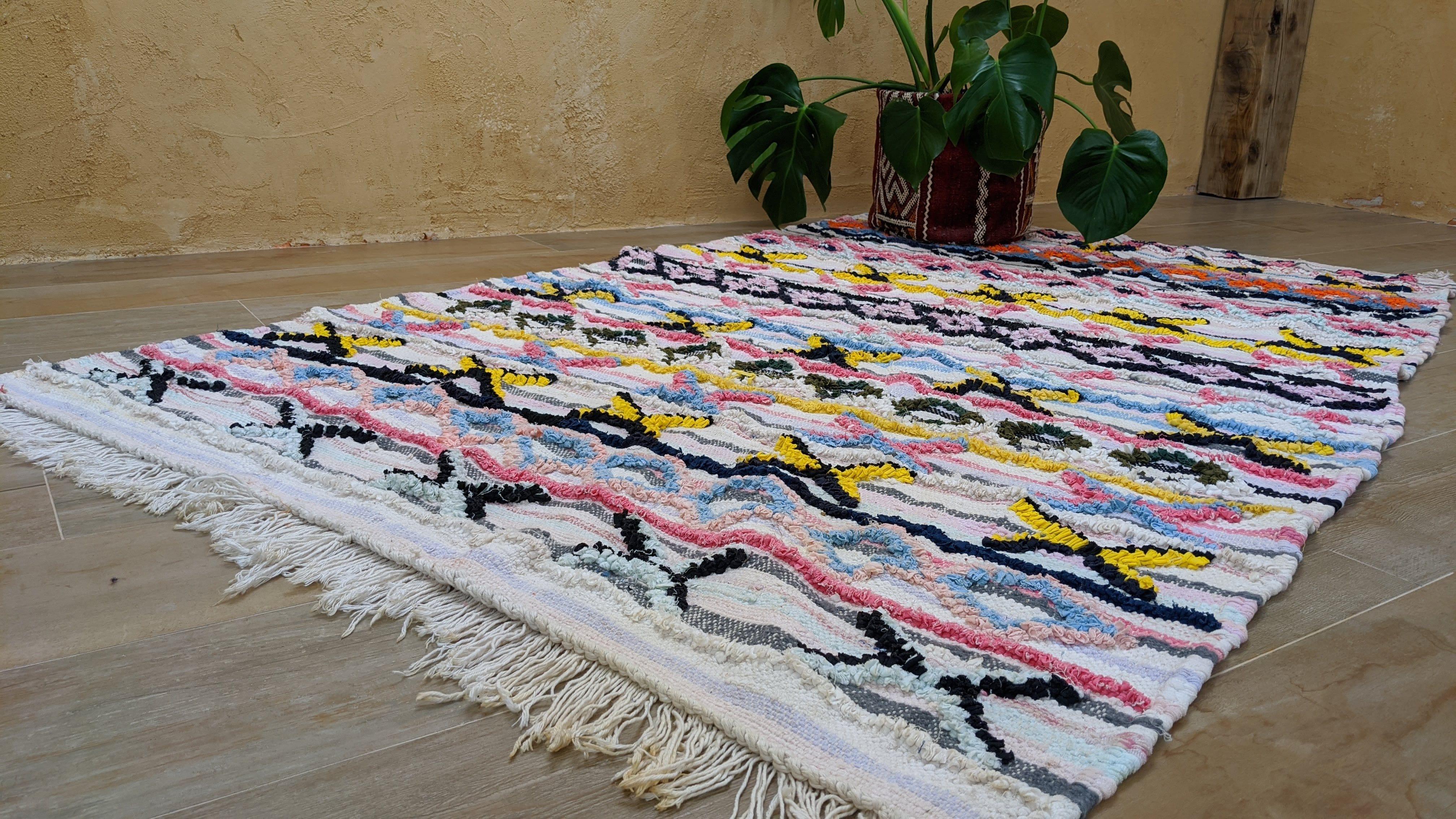 Boucherouite Rug, 215 x 125 cm || 7.05 x 4.1 feet - Image 11