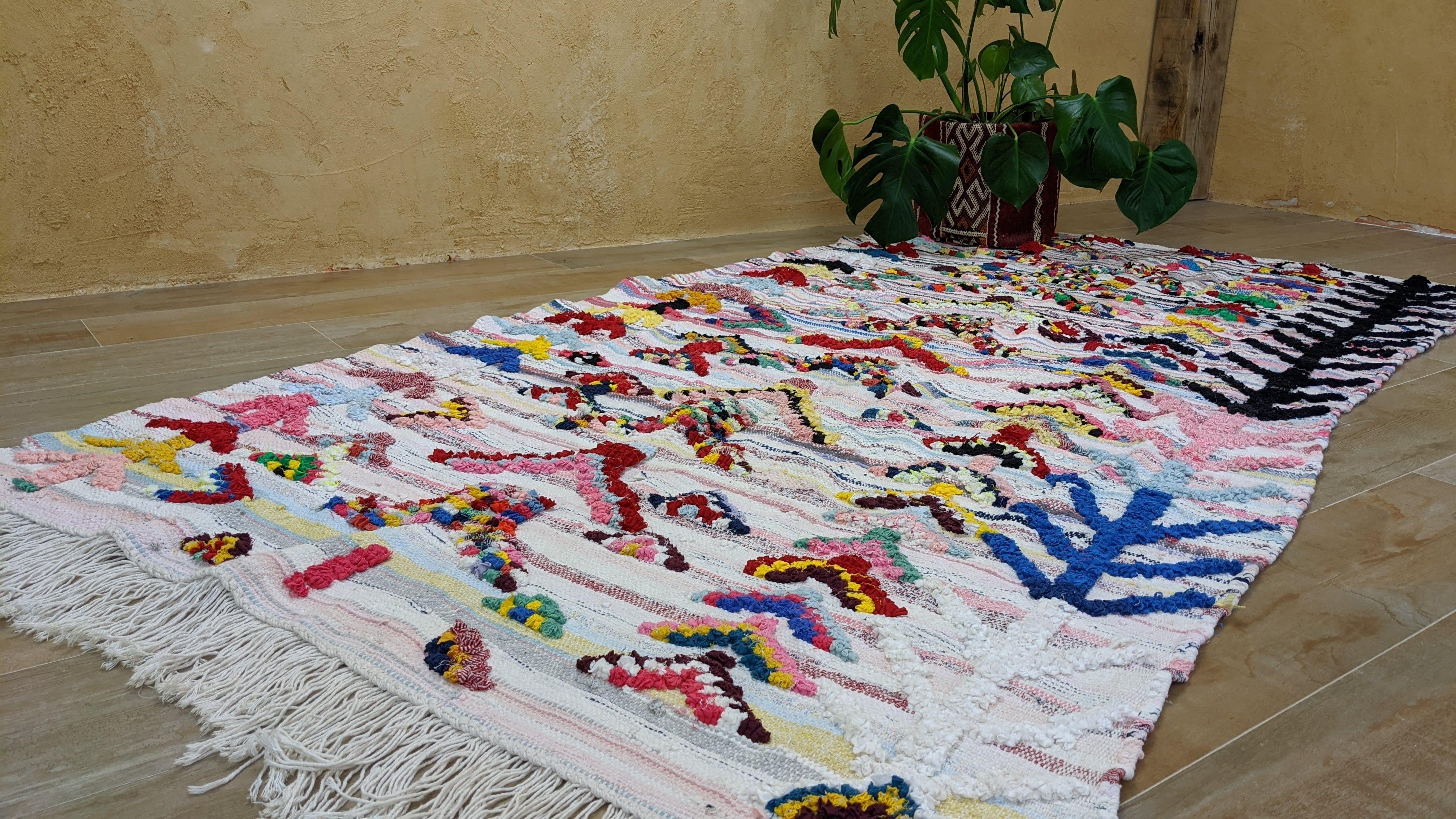 Boucherouite Rug, 250 x 125 cm || 8.2 x 4.1 feet - Image 11