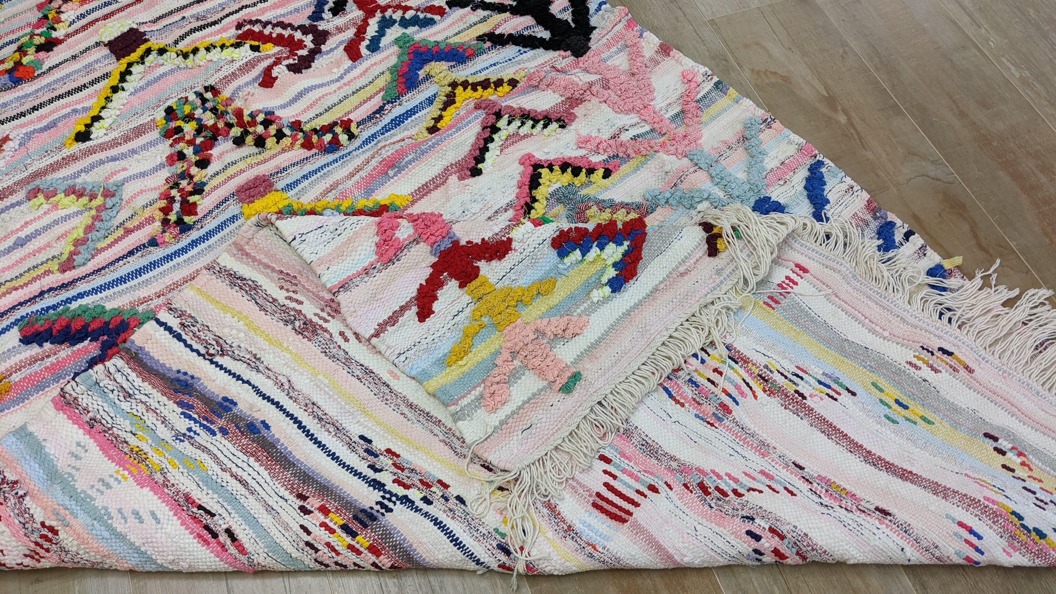 Boucherouite Rug, 250 x 125 cm || 8.2 x 4.1 feet - Image 12