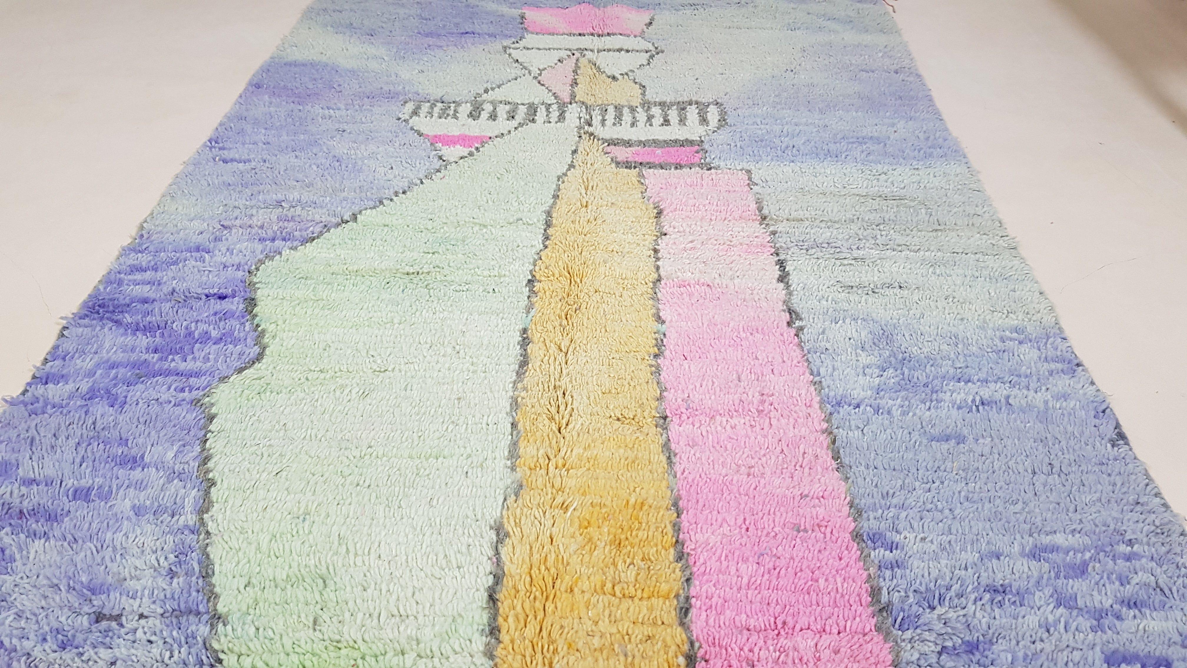 Handmade Azilal rug, 203 x 140 cm || 6.66 x 4.59 feet - Image 4