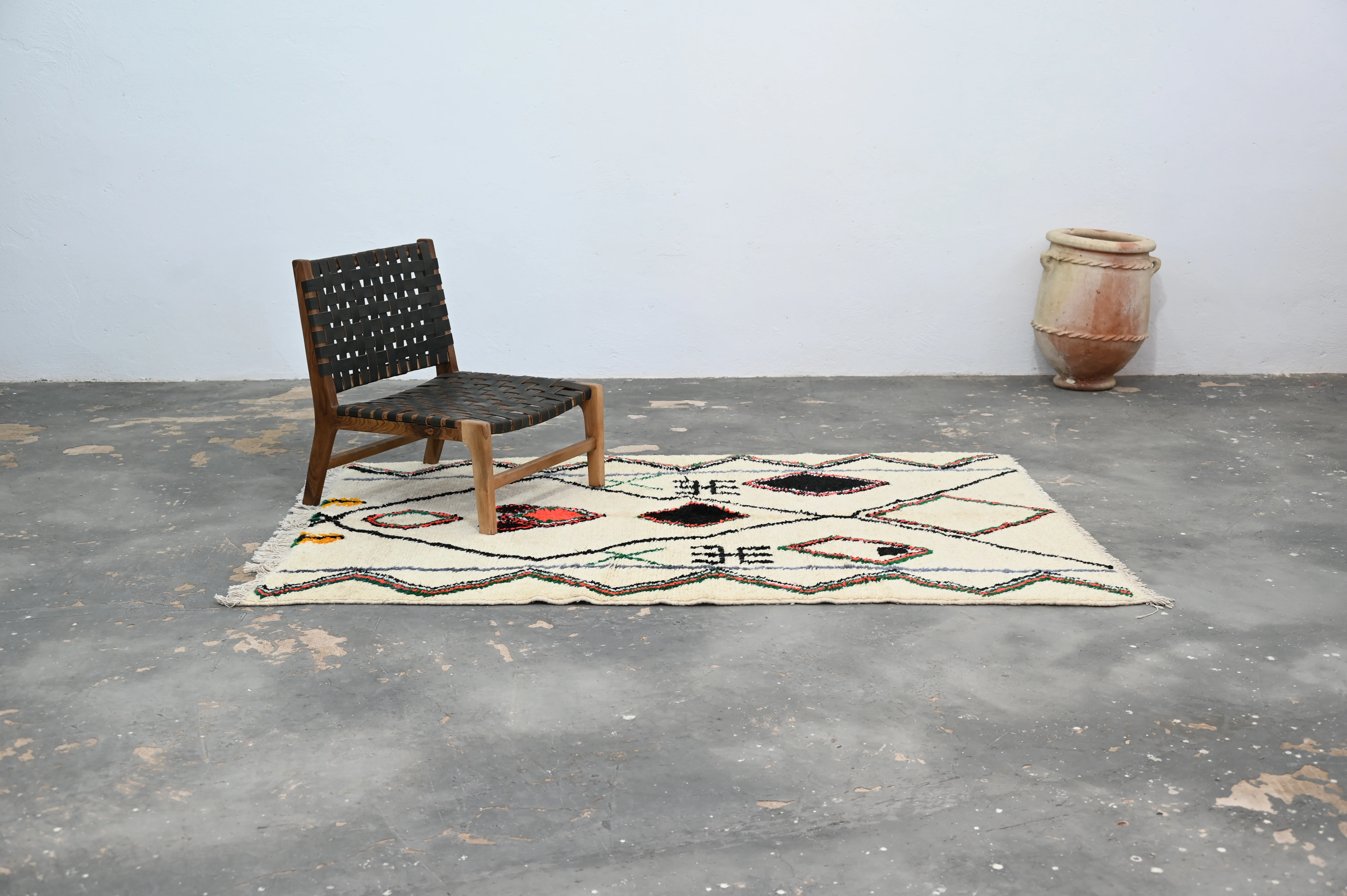 Handmade Azilal Rug, 220 x 145 cm, AZO-642 - Image 4