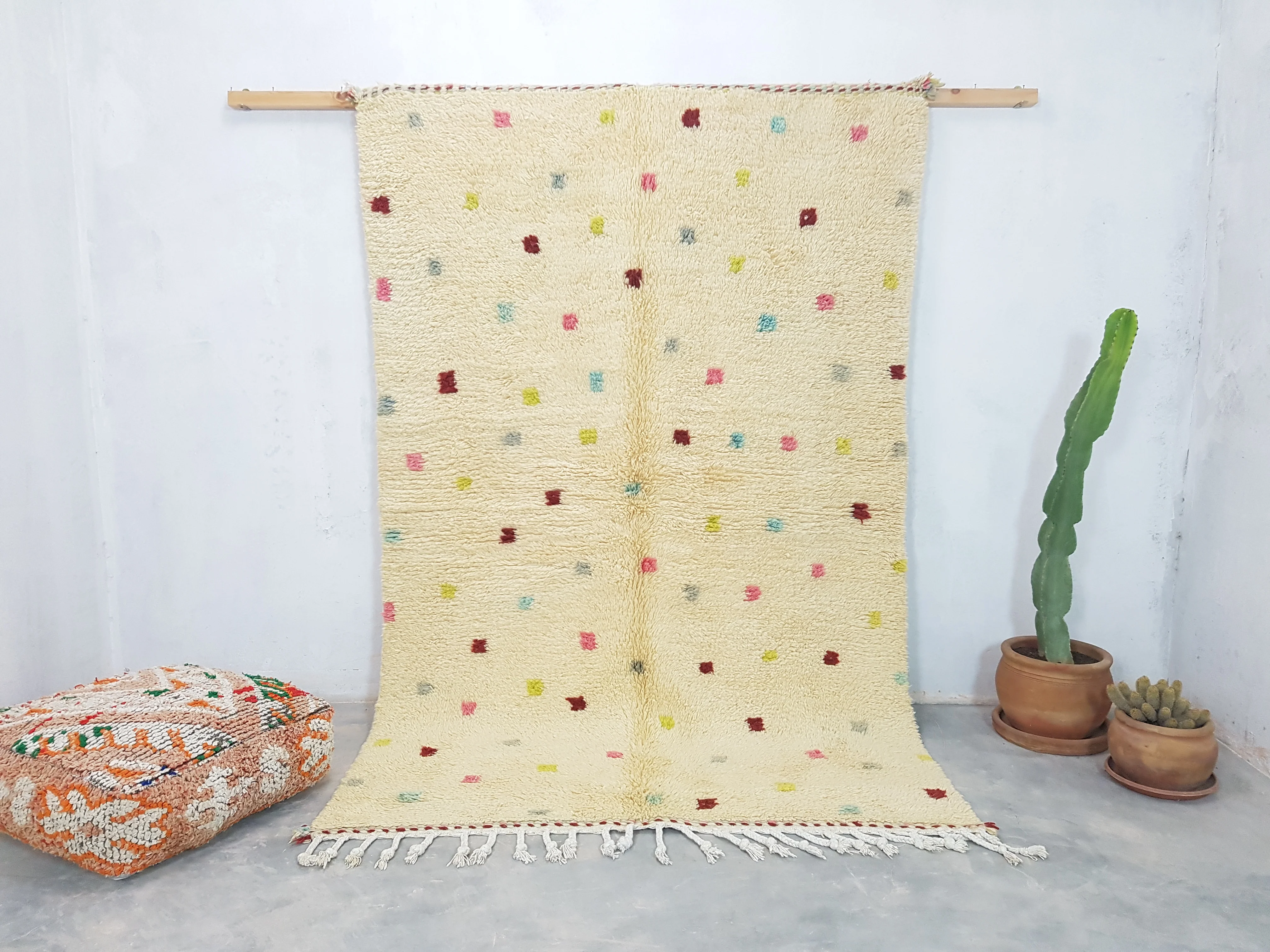 Handmade Azilal Rug, 230 x 150 cm || 7,55 x 4,92 feet, AZ-118 - Image 10