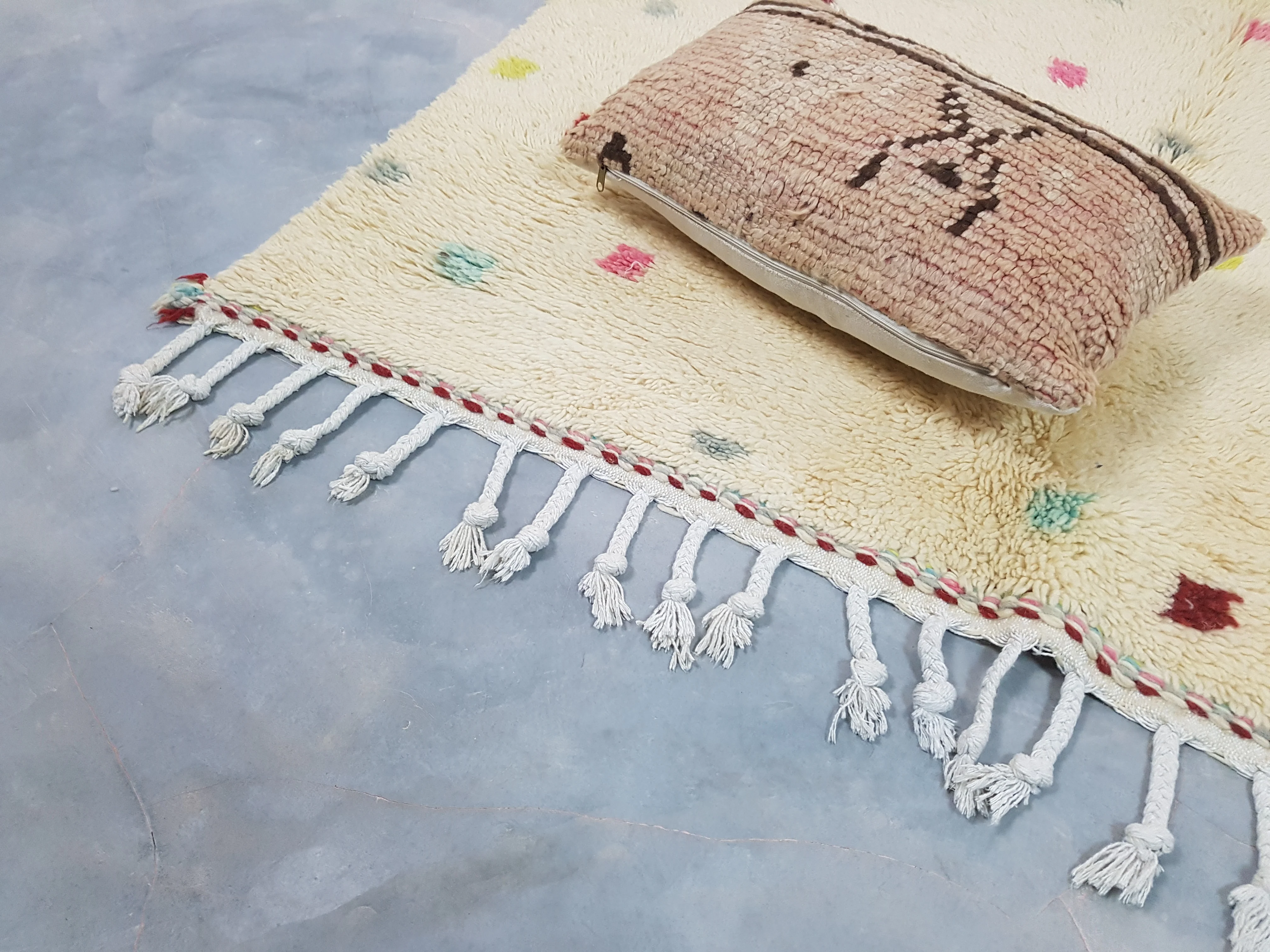 Handmade Azilal Rug, 230 x 150 cm || 7,55 x 4,92 feet, AZ-118 - Image 5