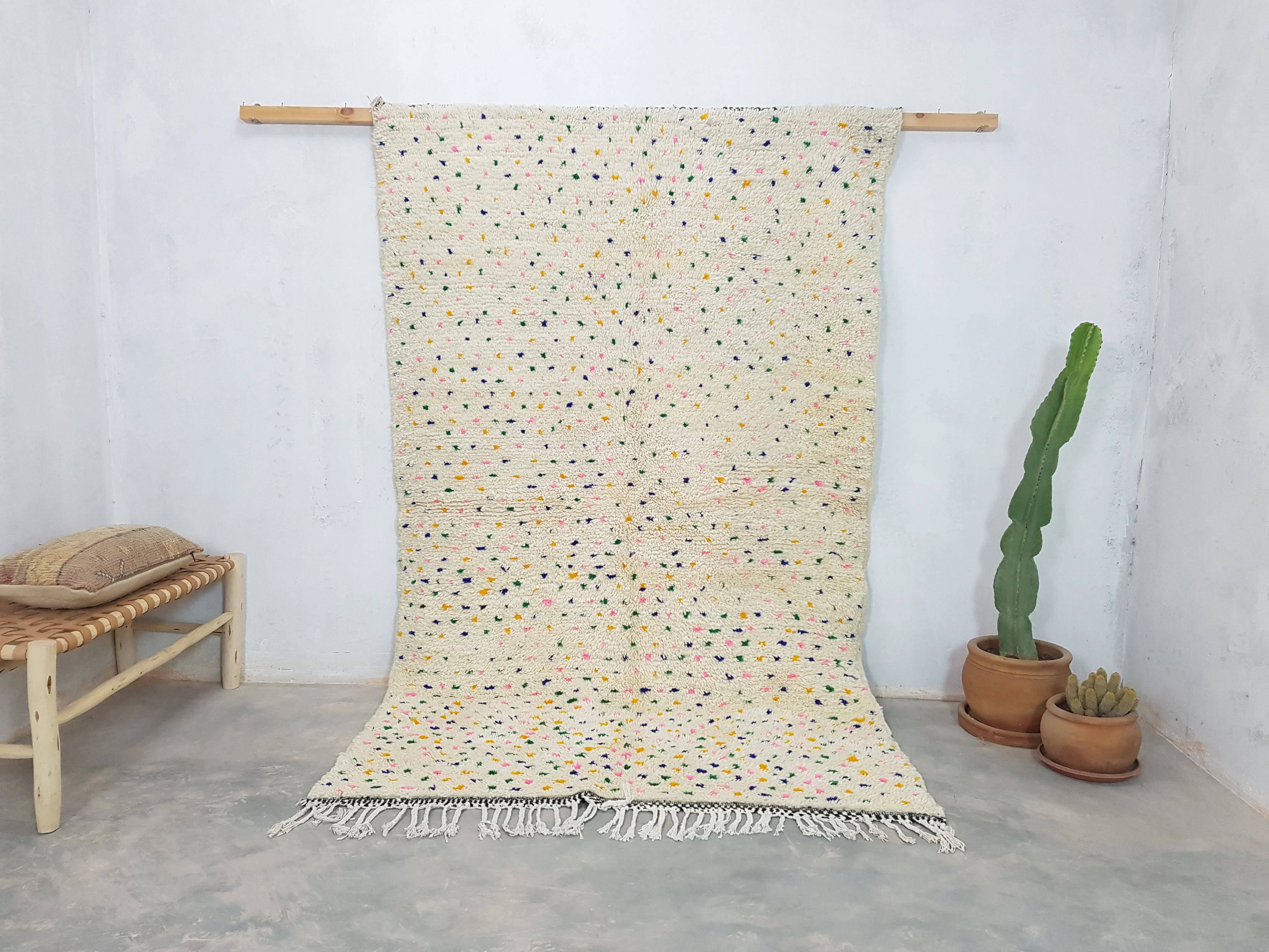 Handmade Azilal Rug, 240 x 150 cm || 7,87 x 4,92 feet,  AZ-136 - Image 8