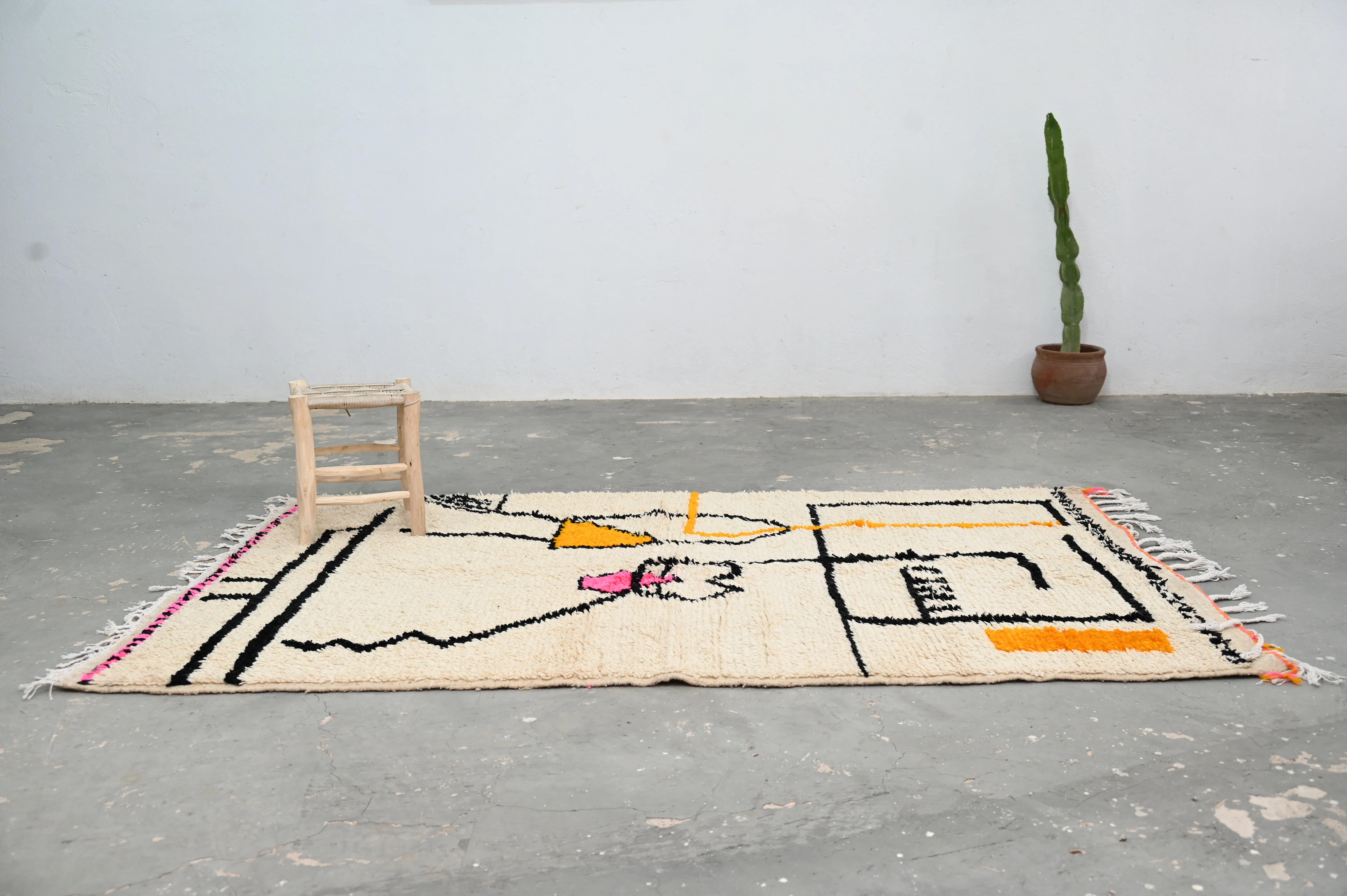 Handmade Azilal Rug, 240 x 150 cm, AZO-491 - Image 3