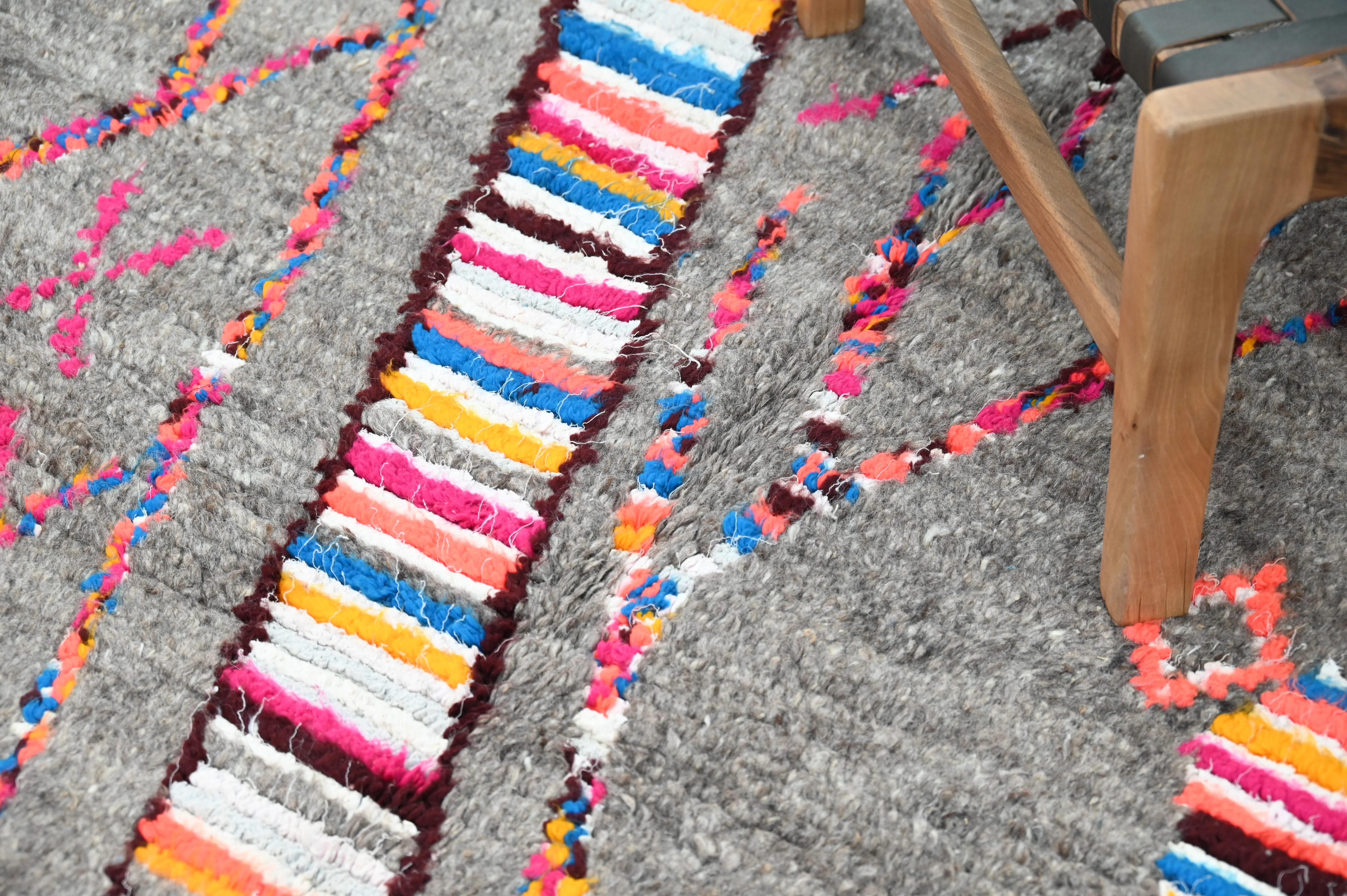 Handmade Azilal Rug, 245 x 140 cm, AZO-632 - Image 2