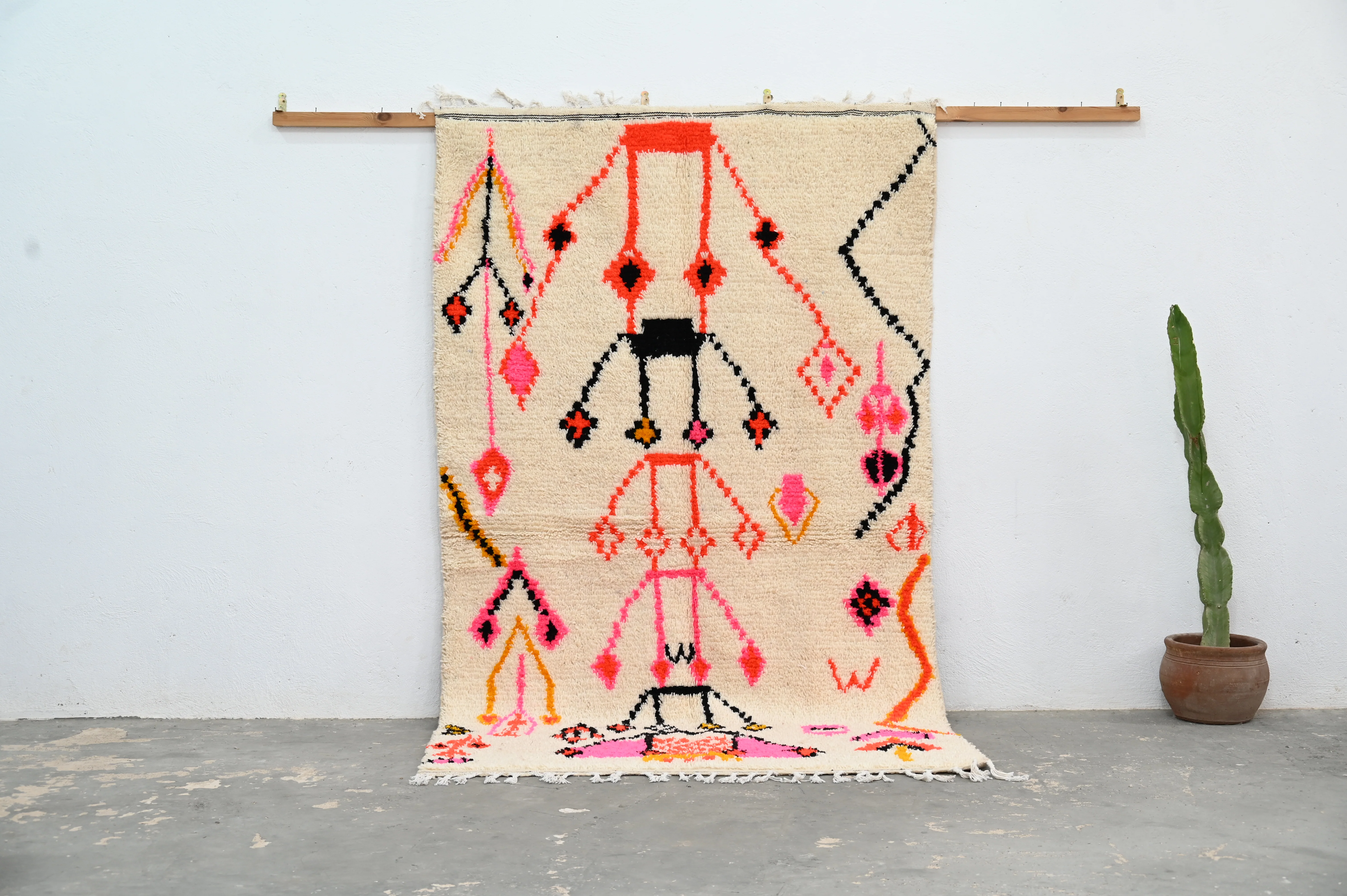 Handmade Azilal Rug, 245 x 141 cm, AZO-488