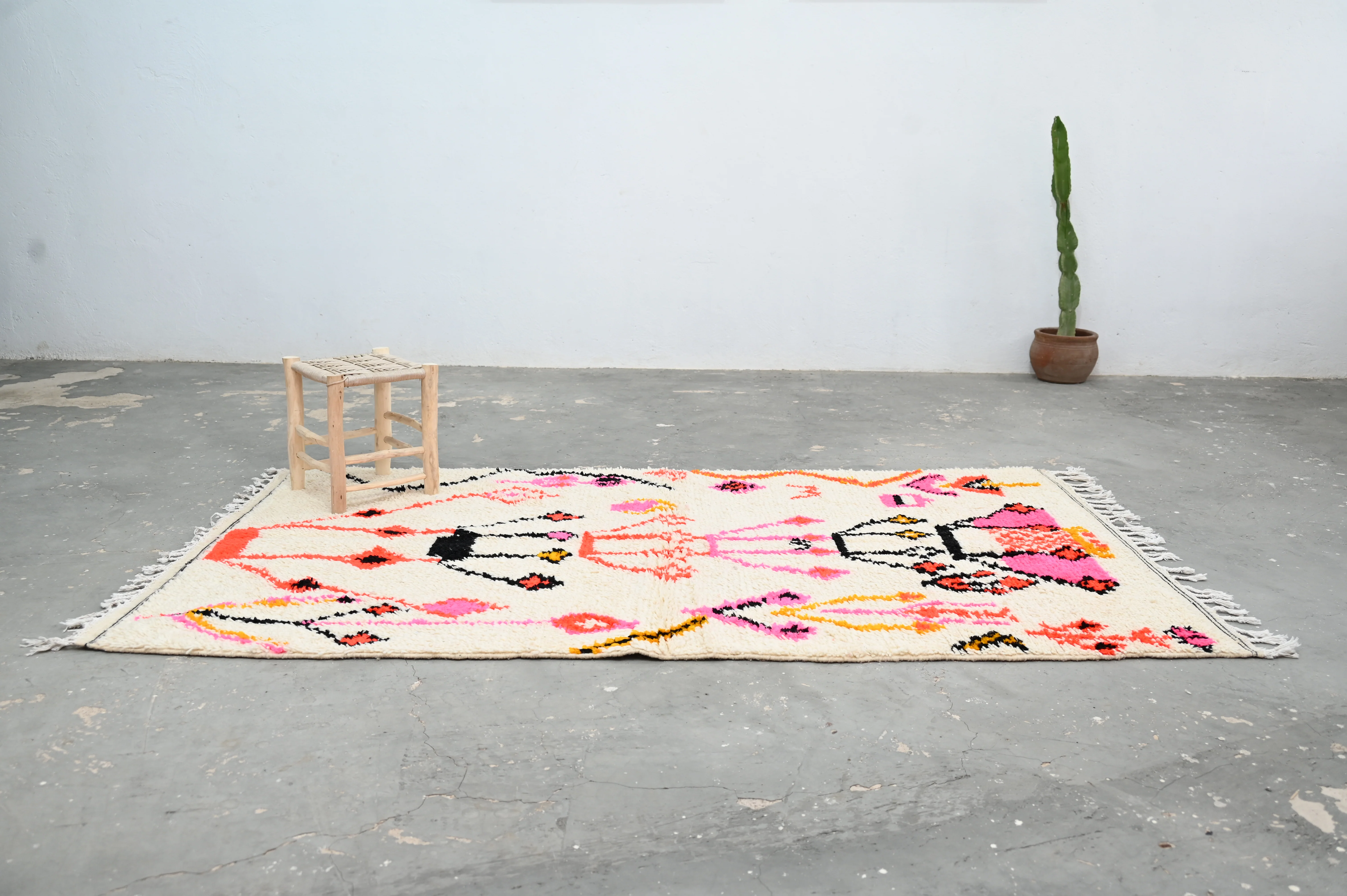 Handmade Azilal Rug, 245 x 141 cm, AZO-488 - Image 4
