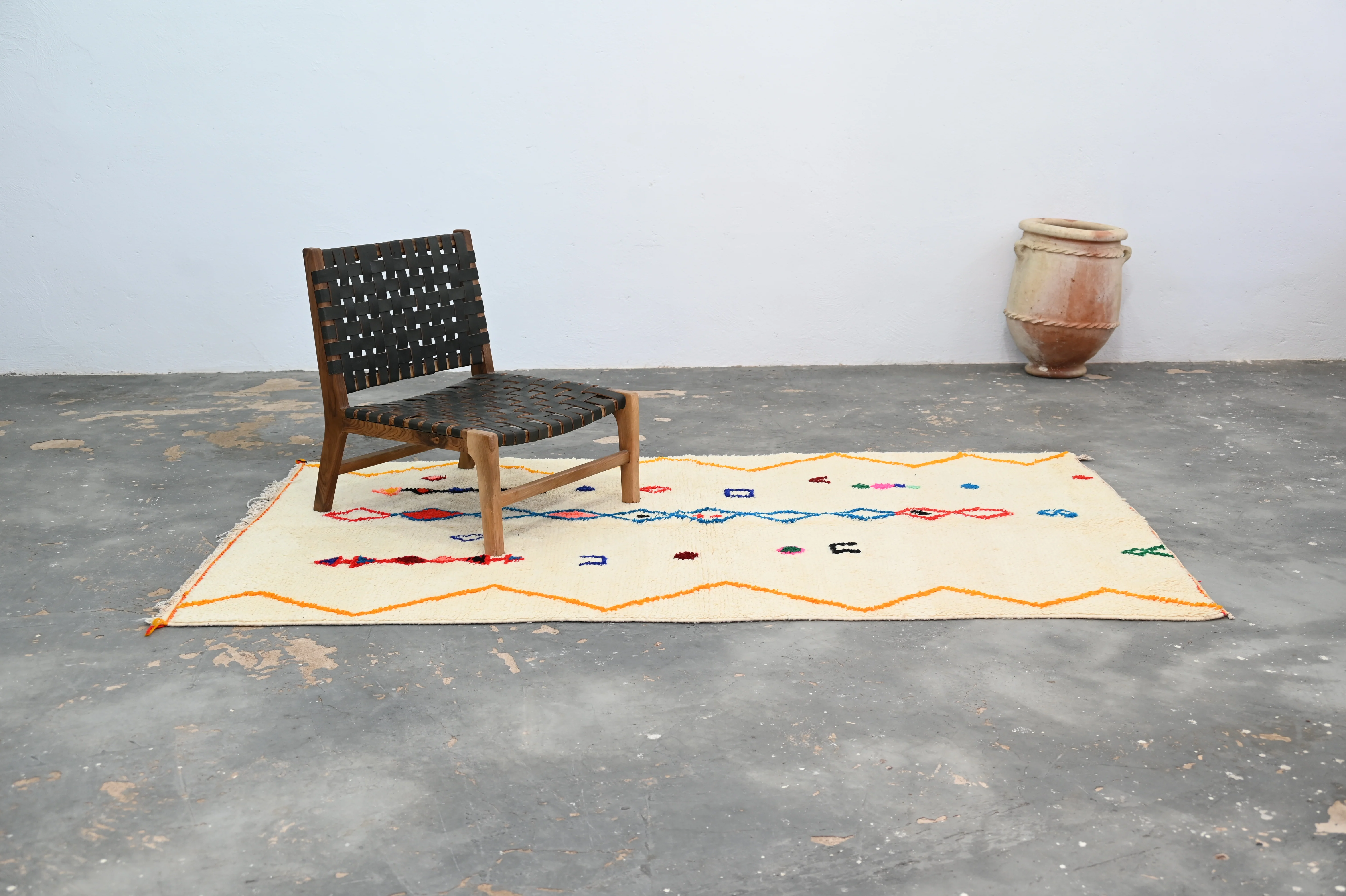 Handmade Azilal Rug, 245 x 145 cm, AZO-240 - Image 9