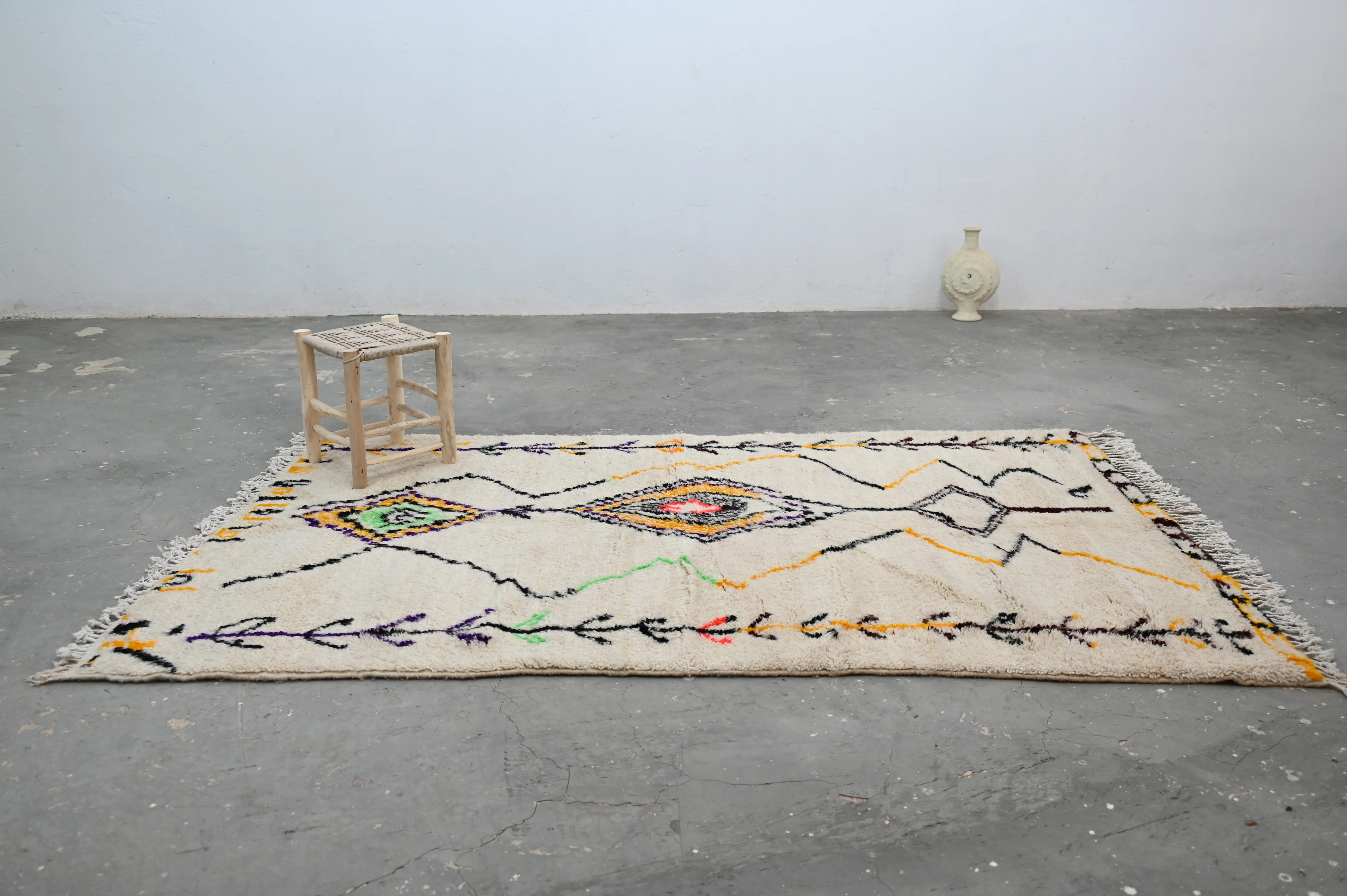Handmade Azilal Rug, 250 x 150 cm, AZO-452 - Image 8