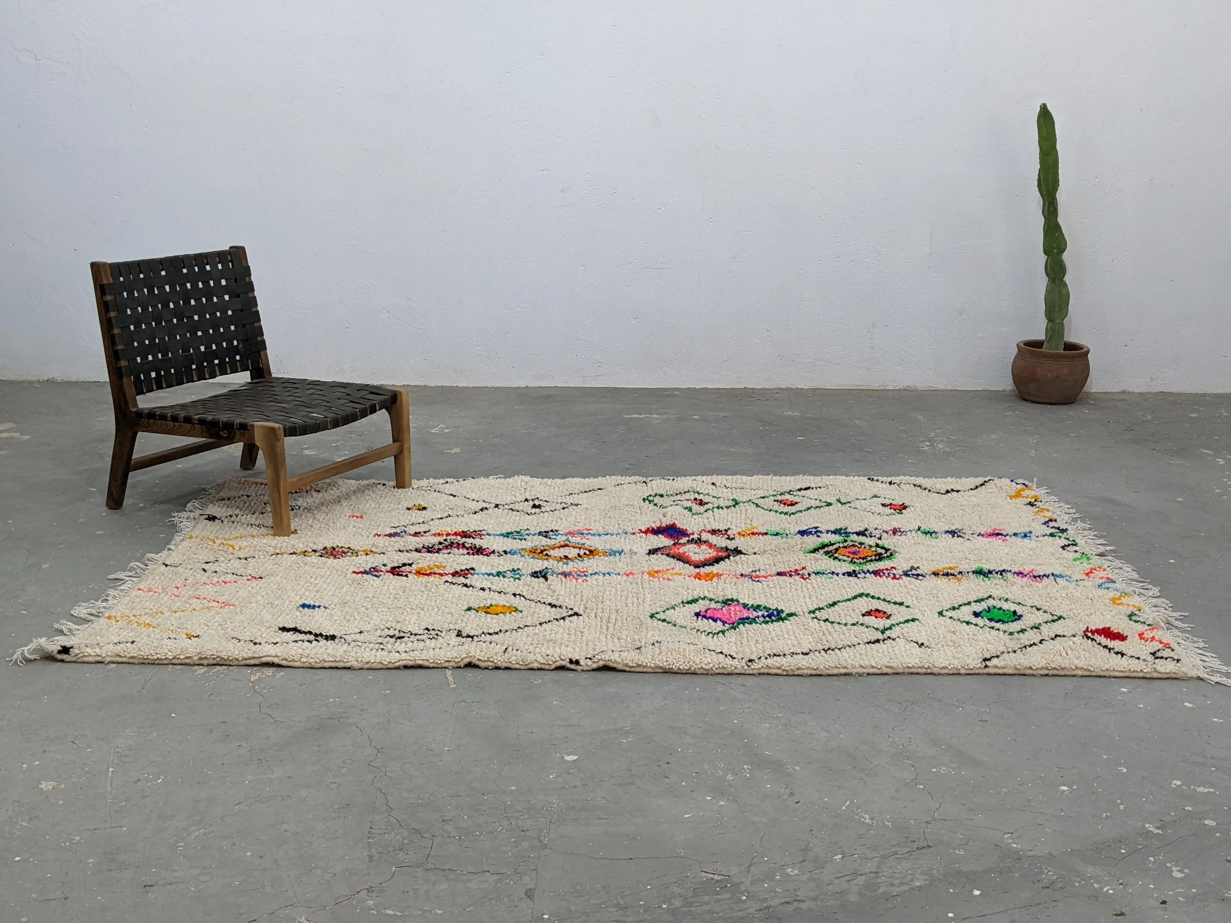 Handmade Azilal Rug, 253 x 154 cm, AZO-418 - Image 8
