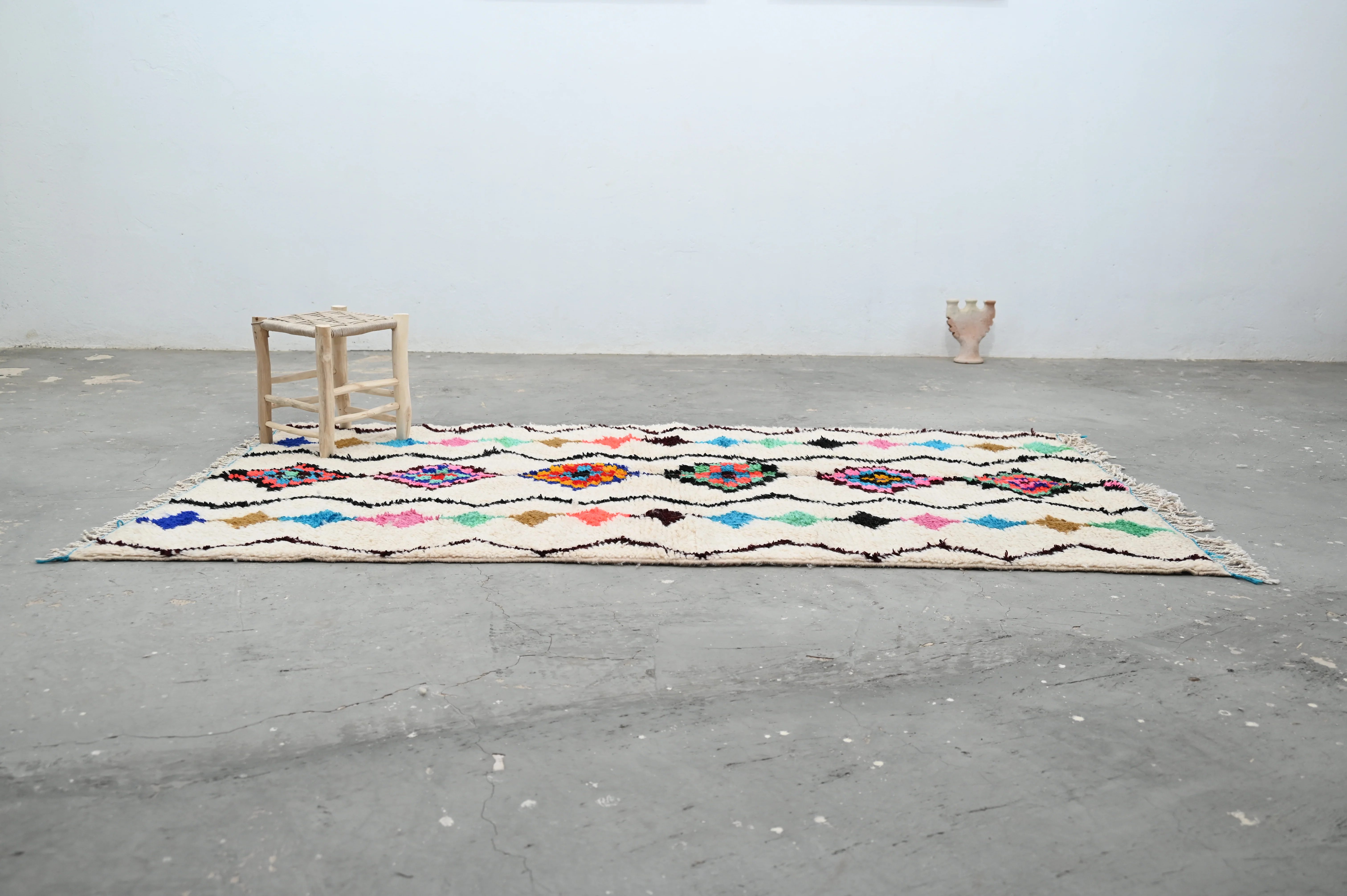 Handmade Azilal Rug, 255 x 144 cm, AZD-403 - Image 3