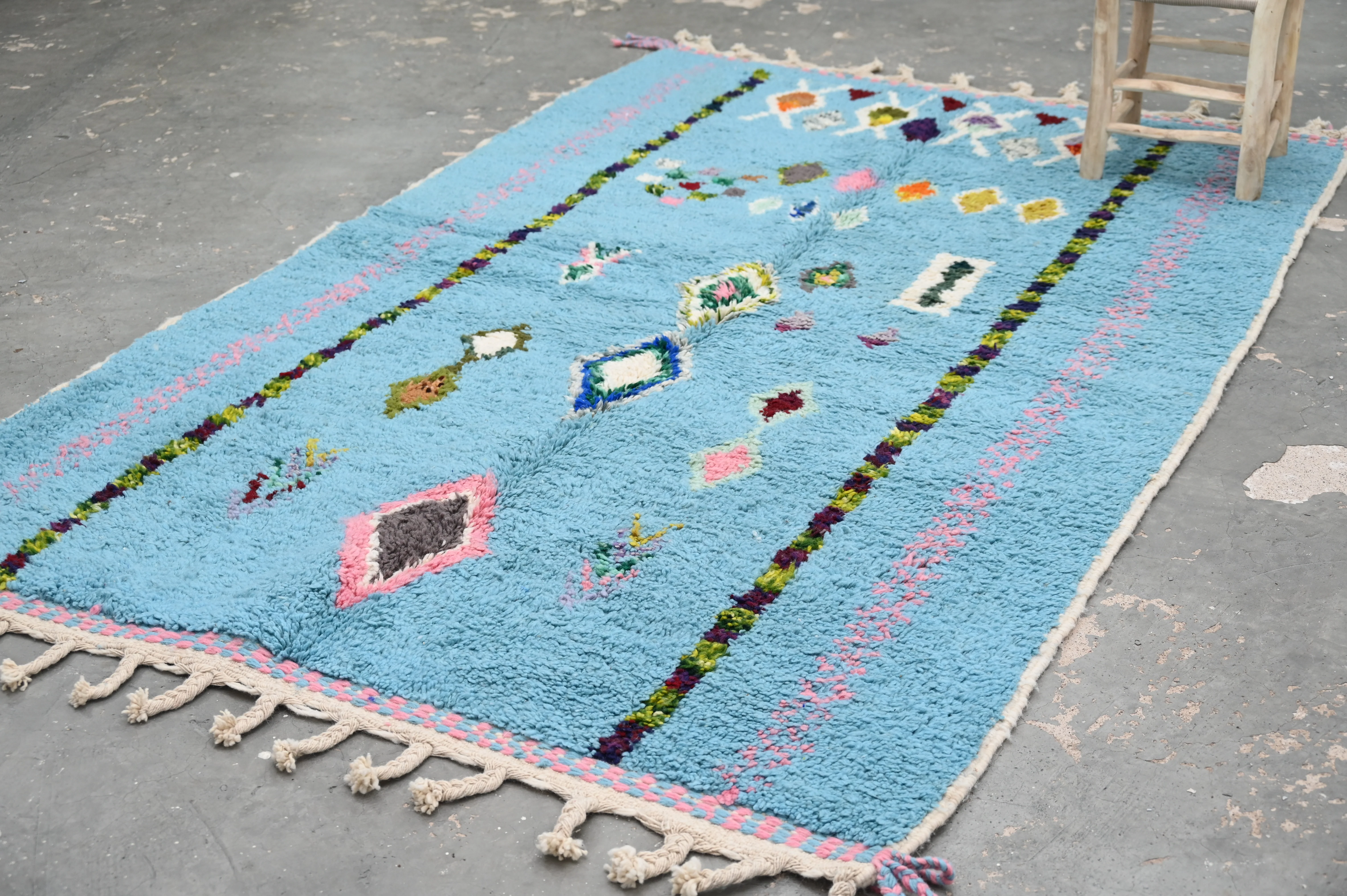 Handmade Azilal Rug, 255 x 160 cm, AZO-769 - Image 4