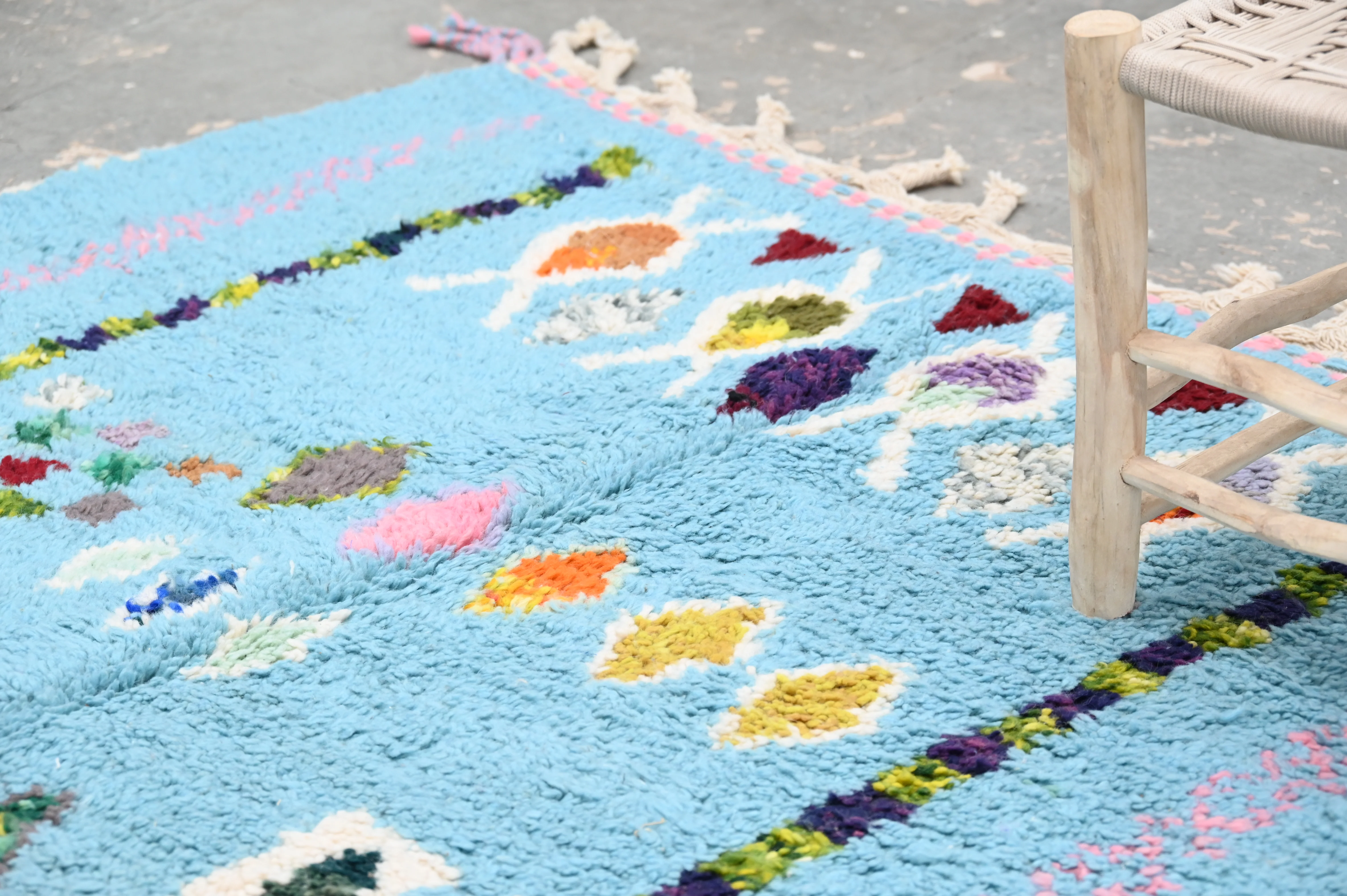 Handmade Azilal Rug, 255 x 160 cm, AZO-769 - Image 7