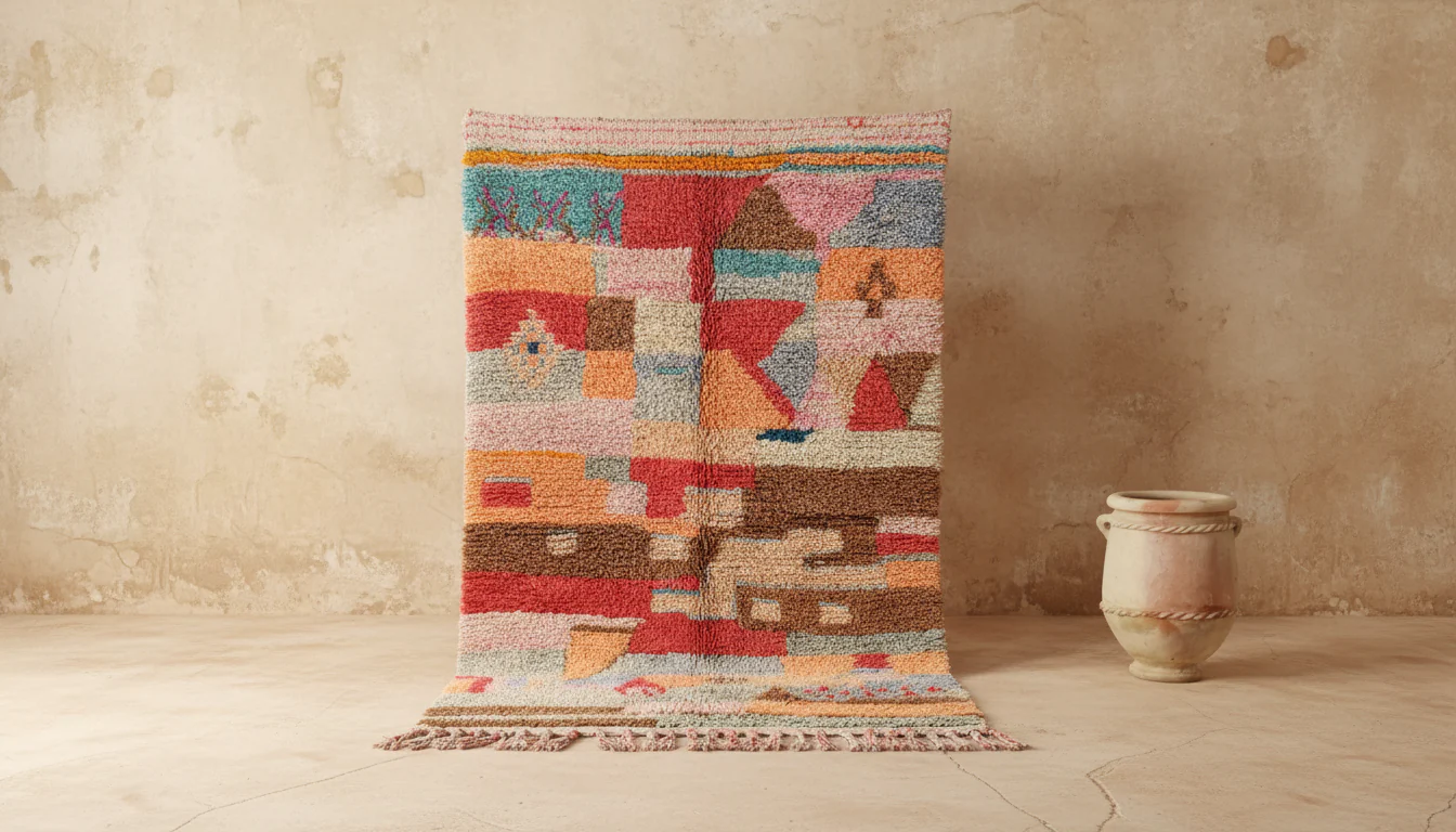 Handmade Azilal Rug, 260 x 155 cm, AZO-717