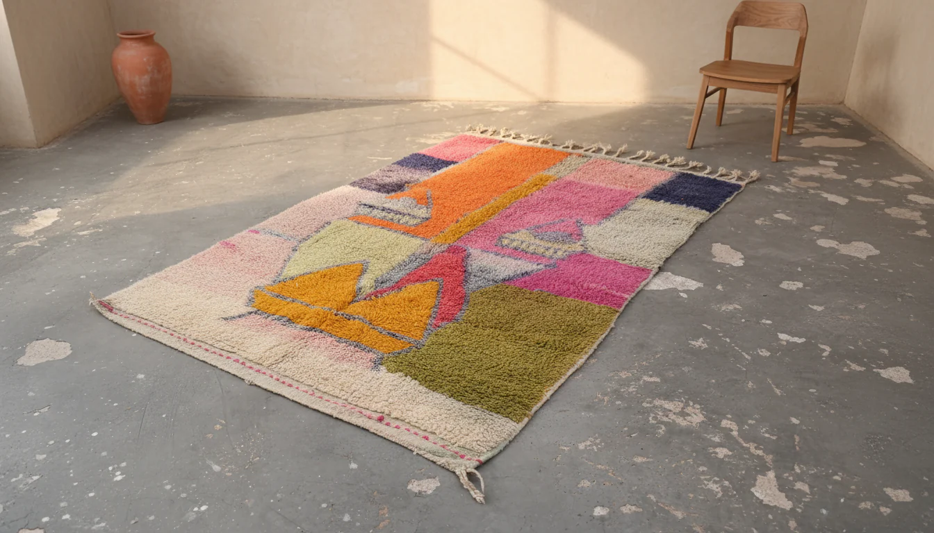 Handmade Azilal Rug, 260 x 160 cm, AZO-695 - Image 2