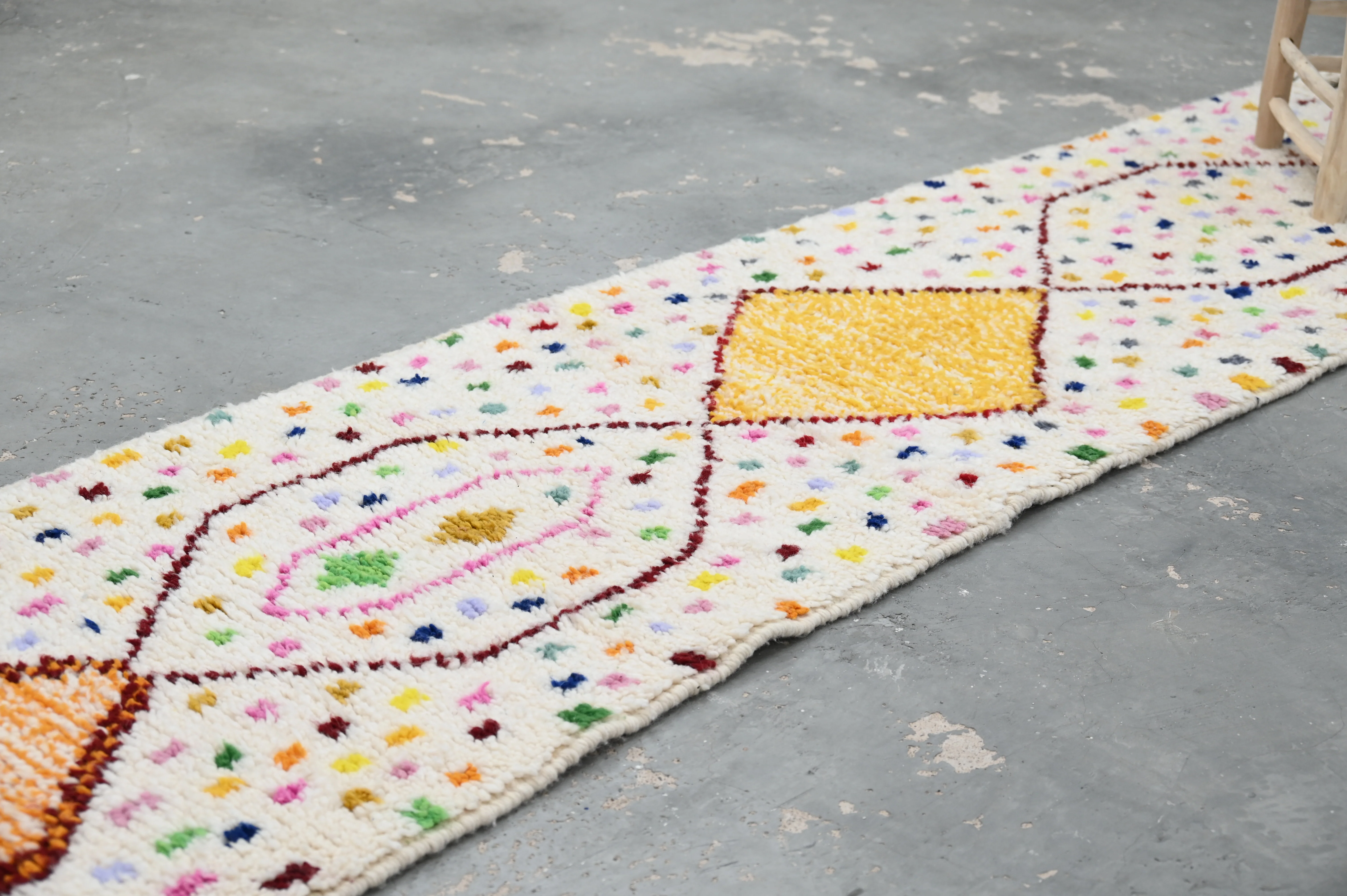 Handmade Azilal Rug, 300 x 70 cm, RO-214 - Image 4