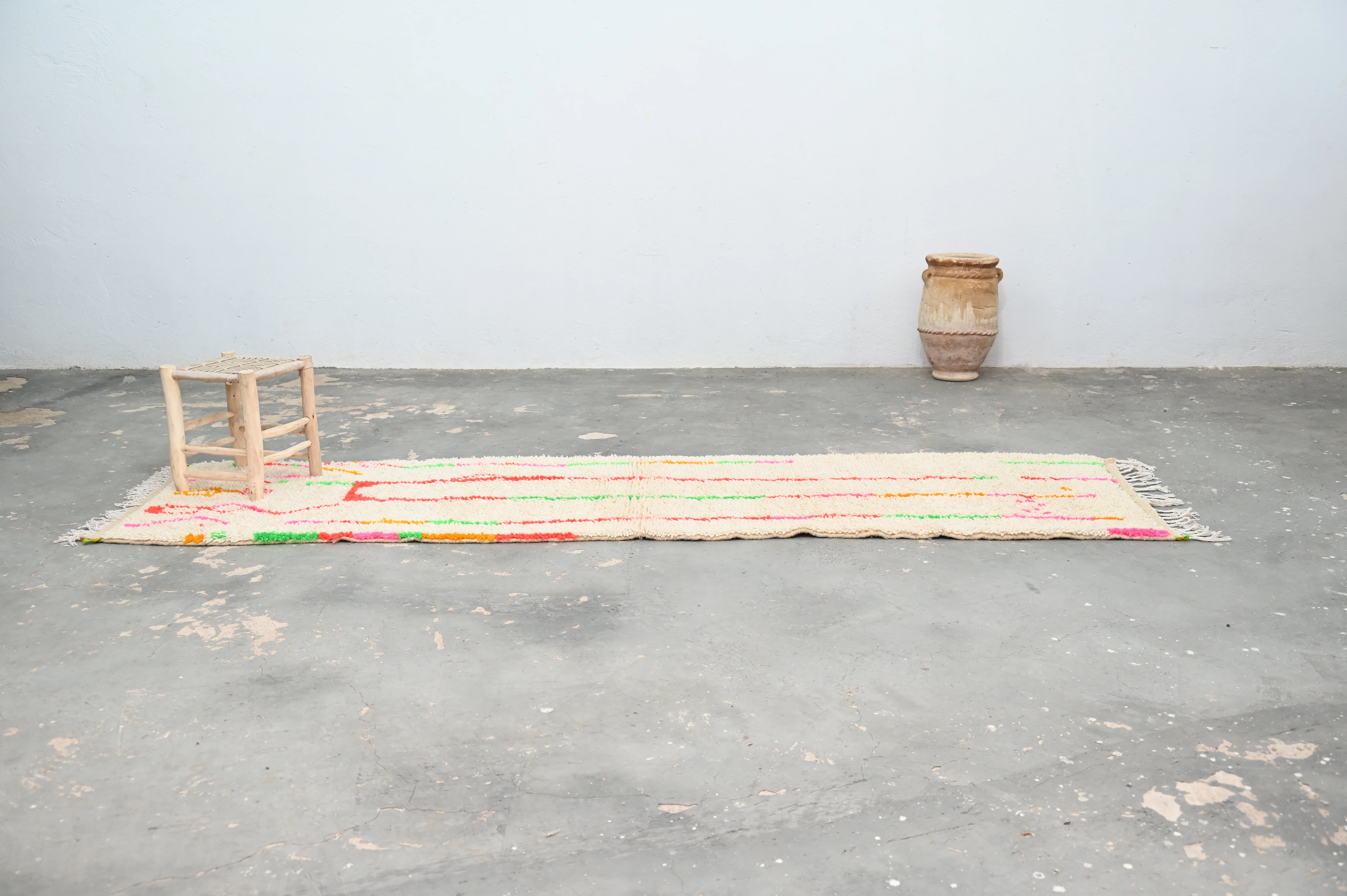 Handmade Azilal Rug, 305 x 80 cm, RO-208 - Image 8