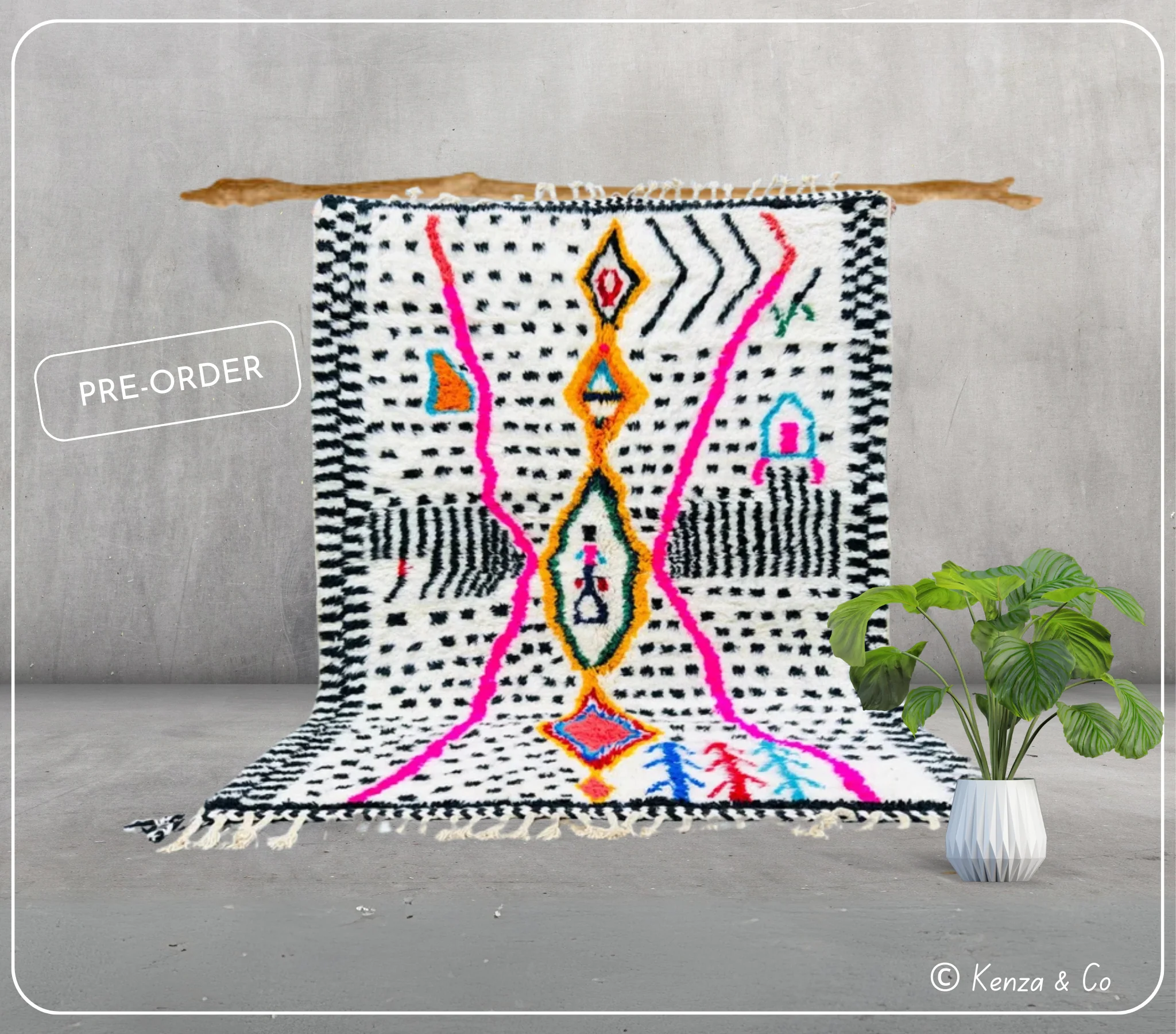 Handmade Azilal Rug – Pre-Order #AZ018