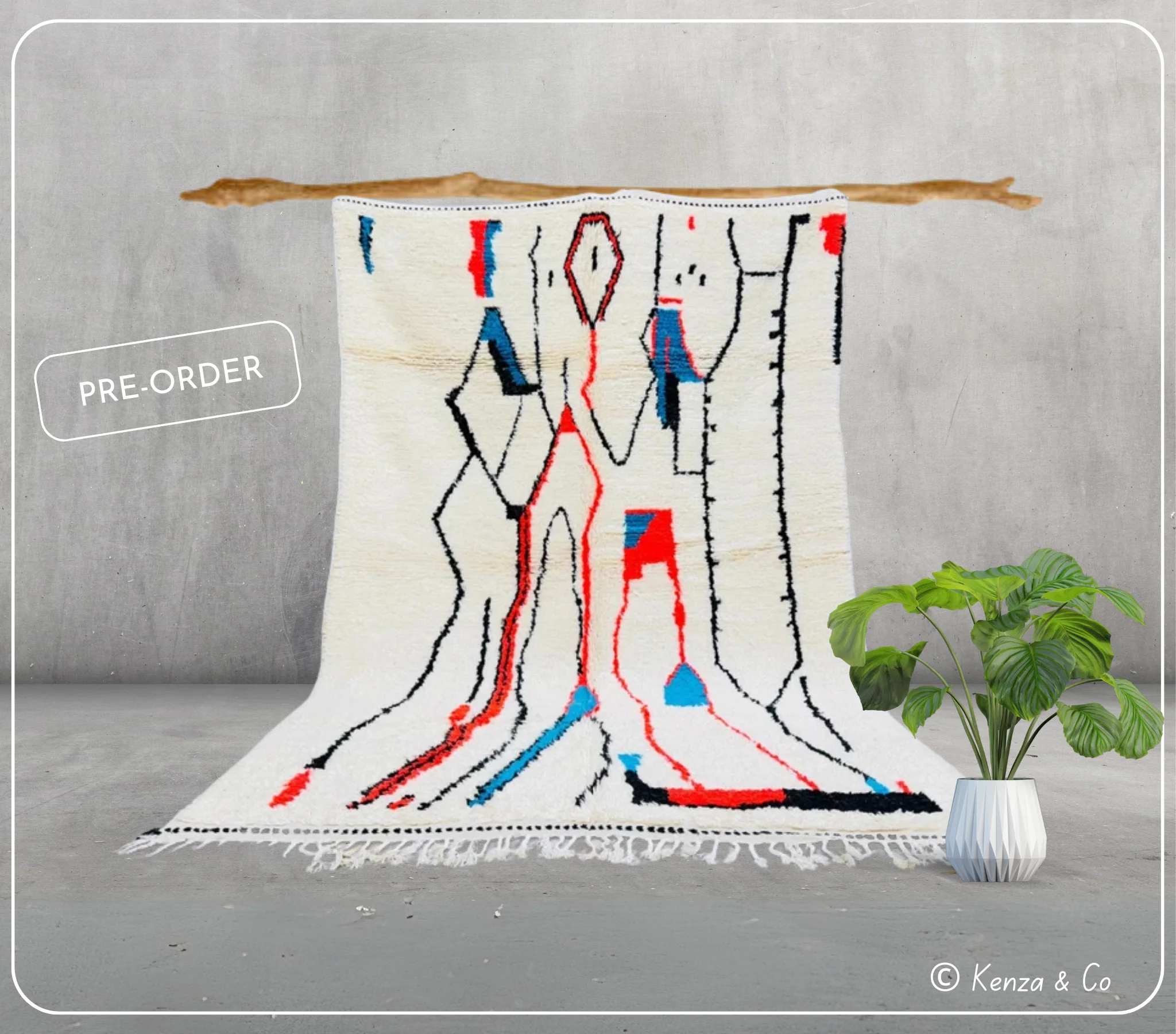 Handmade Azilal Rug – Pre-Order #AZ024