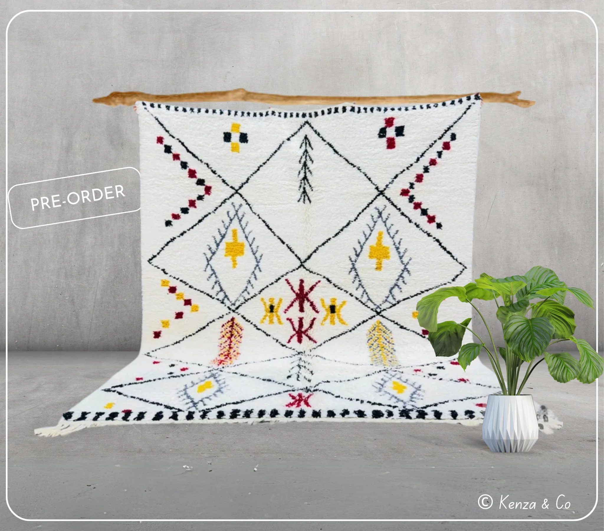 Handmade Azilal Rug – Pre-Order #AZ026