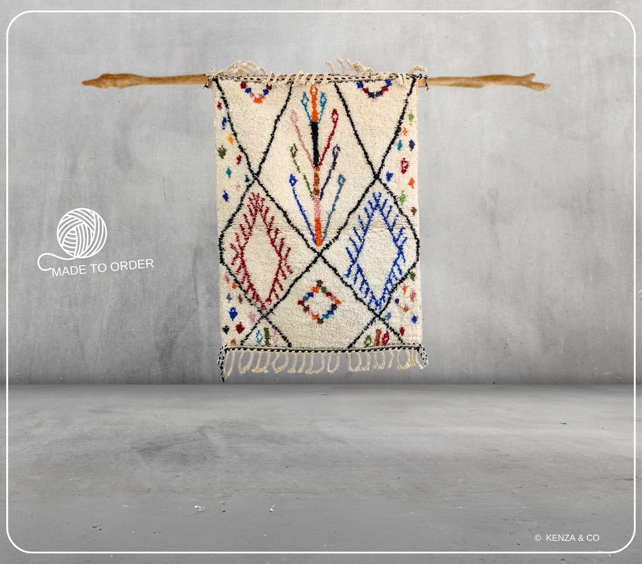 Handmade Azilal Rug – Pre-Order #P190