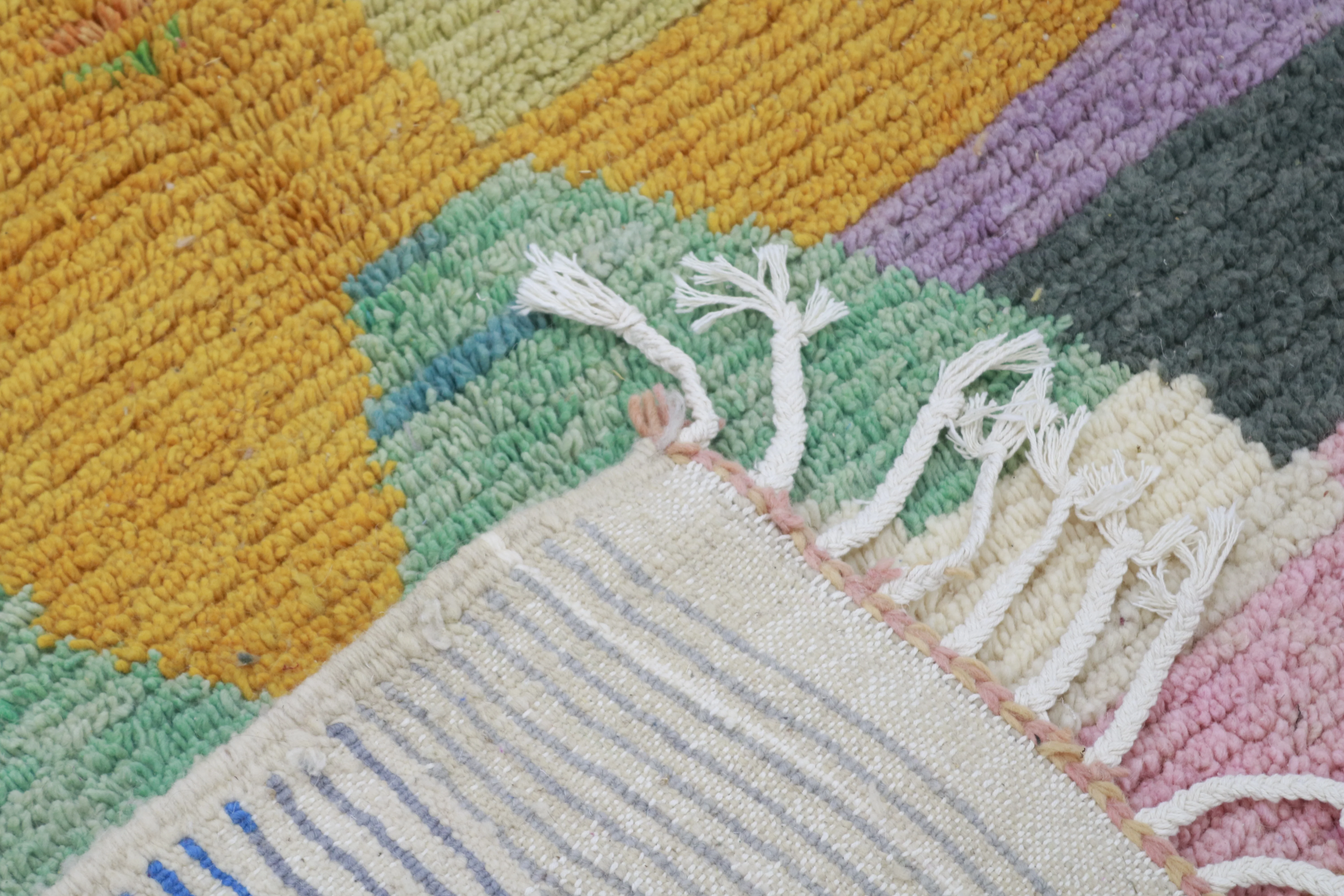Large Azilal Rug 285×205 – Multicolor Pastel, GO-951 - Image 3