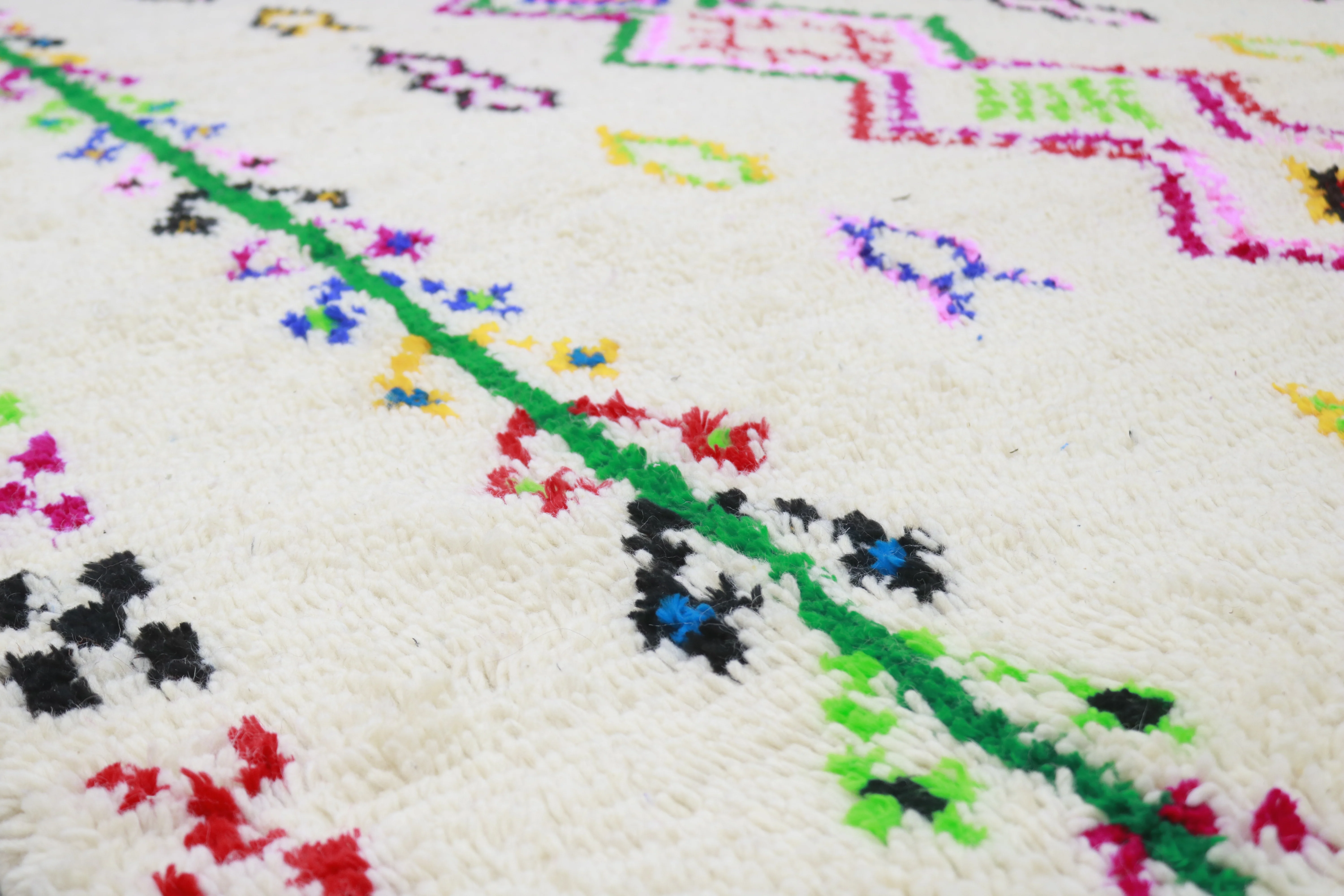 Large Azilal Rug 300×195 cm – Ivory Multicolor, GO-954 - Image 4