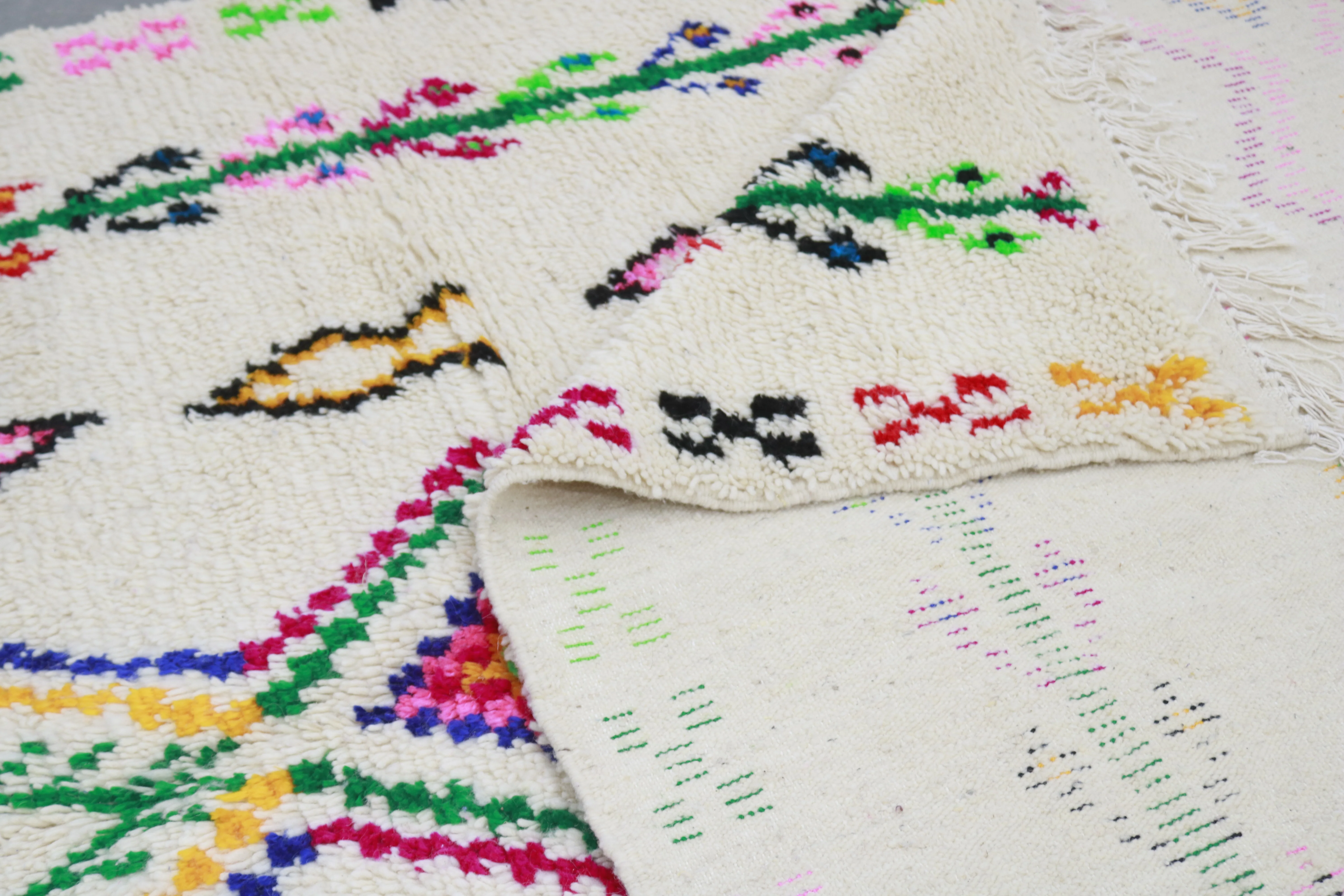 Large Azilal Rug 300×195 cm – Ivory Multicolor, GO-954 - Image 5