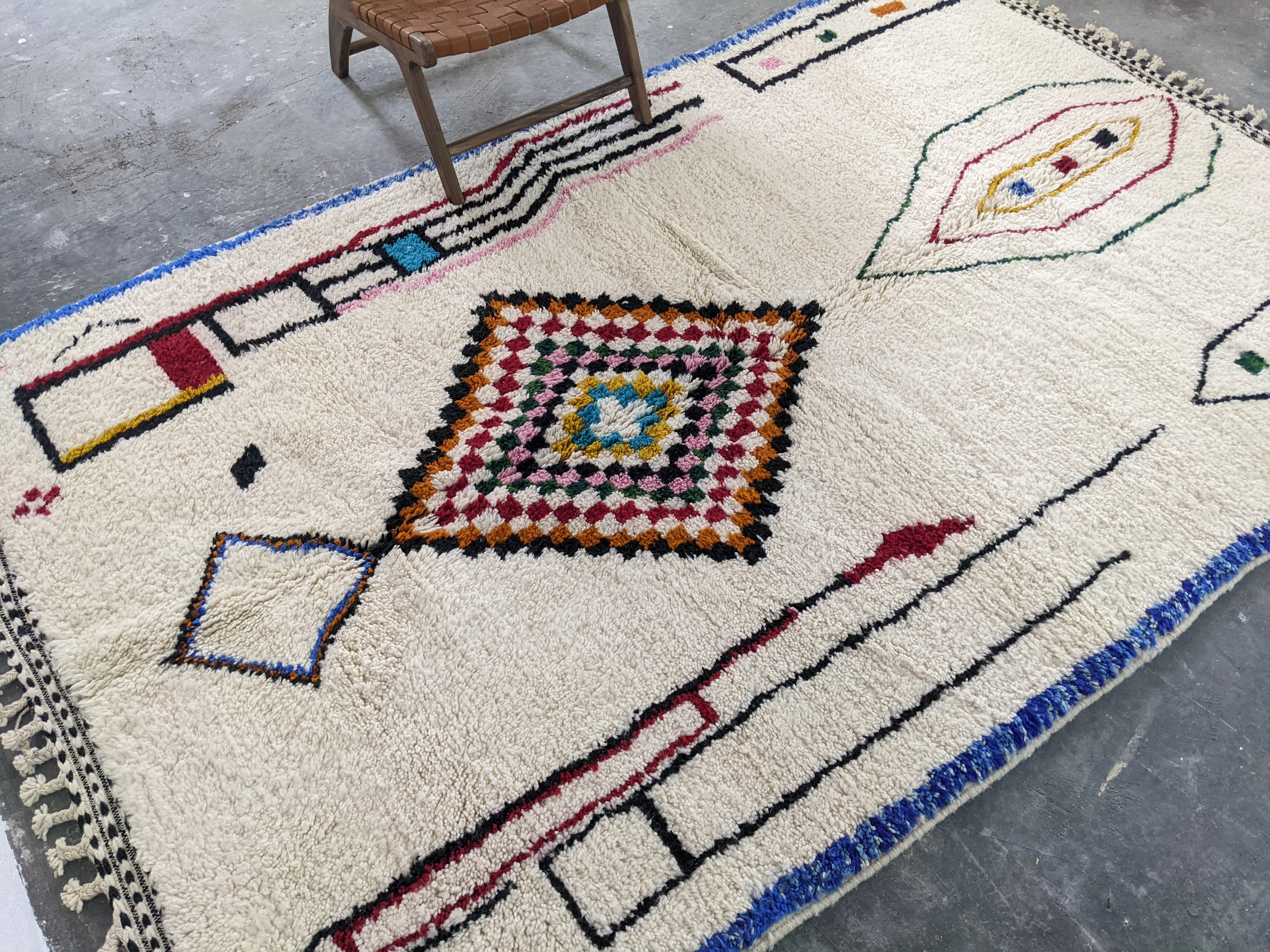 LARGE Azilal Rug, 305 x 200 cm || 10,01 x 6,56 feet, G-327 - Image 3