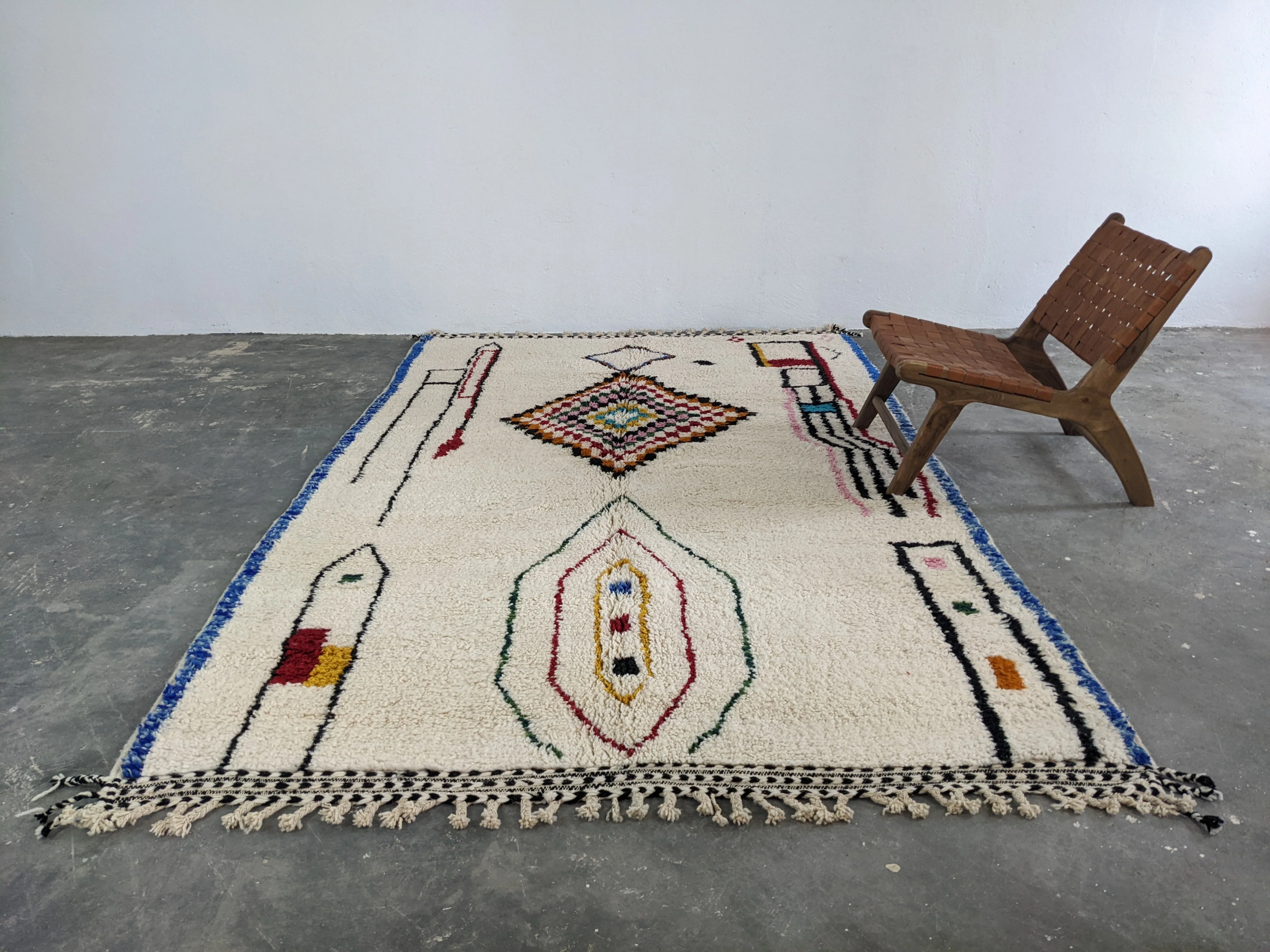 LARGE Azilal Rug, 305 x 200 cm || 10,01 x 6,56 feet, G-327 - Image 7