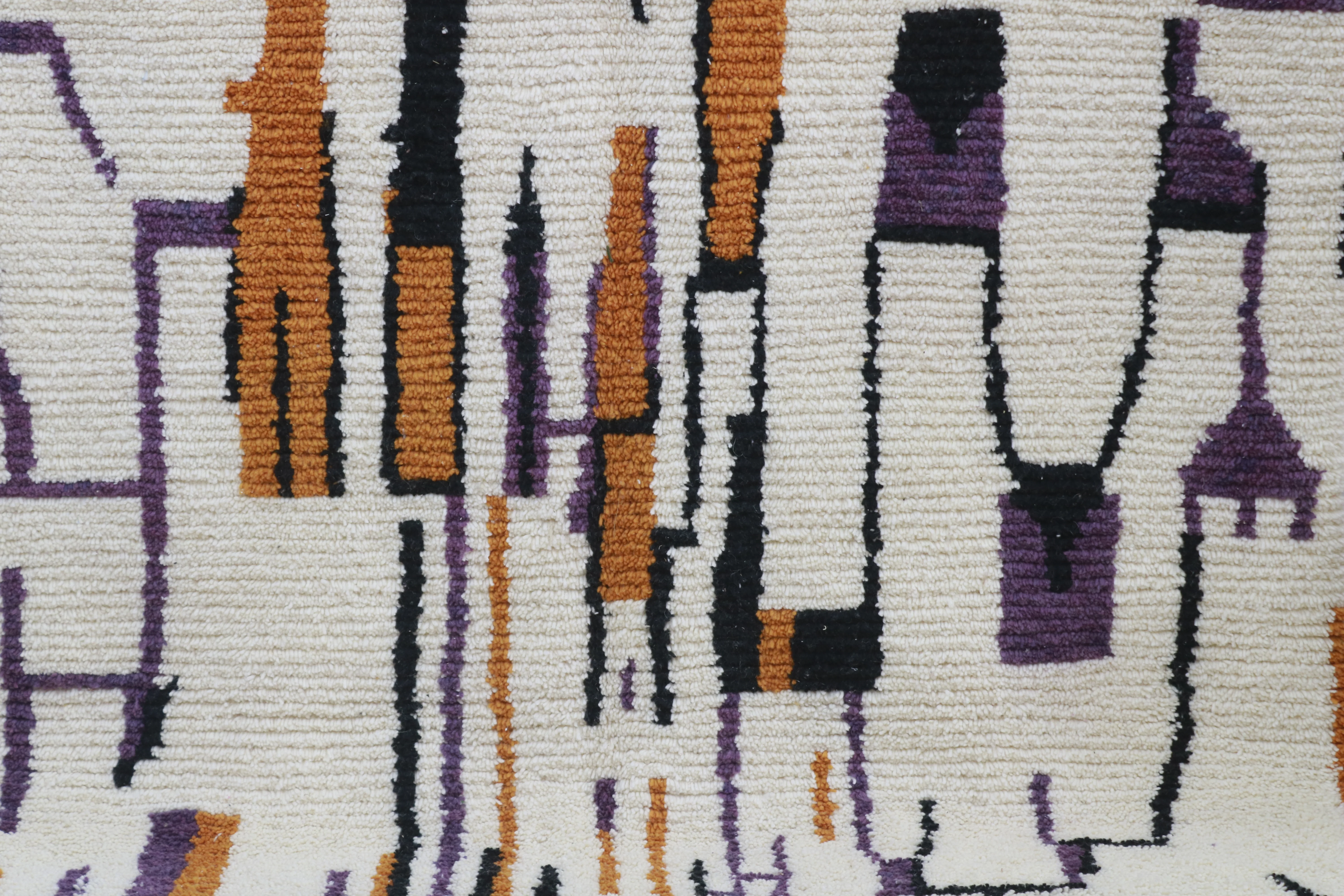 Large Azilal Rug 310×215 cm – Abstract Moroccan Wool Rug, GO-970 - Image 8