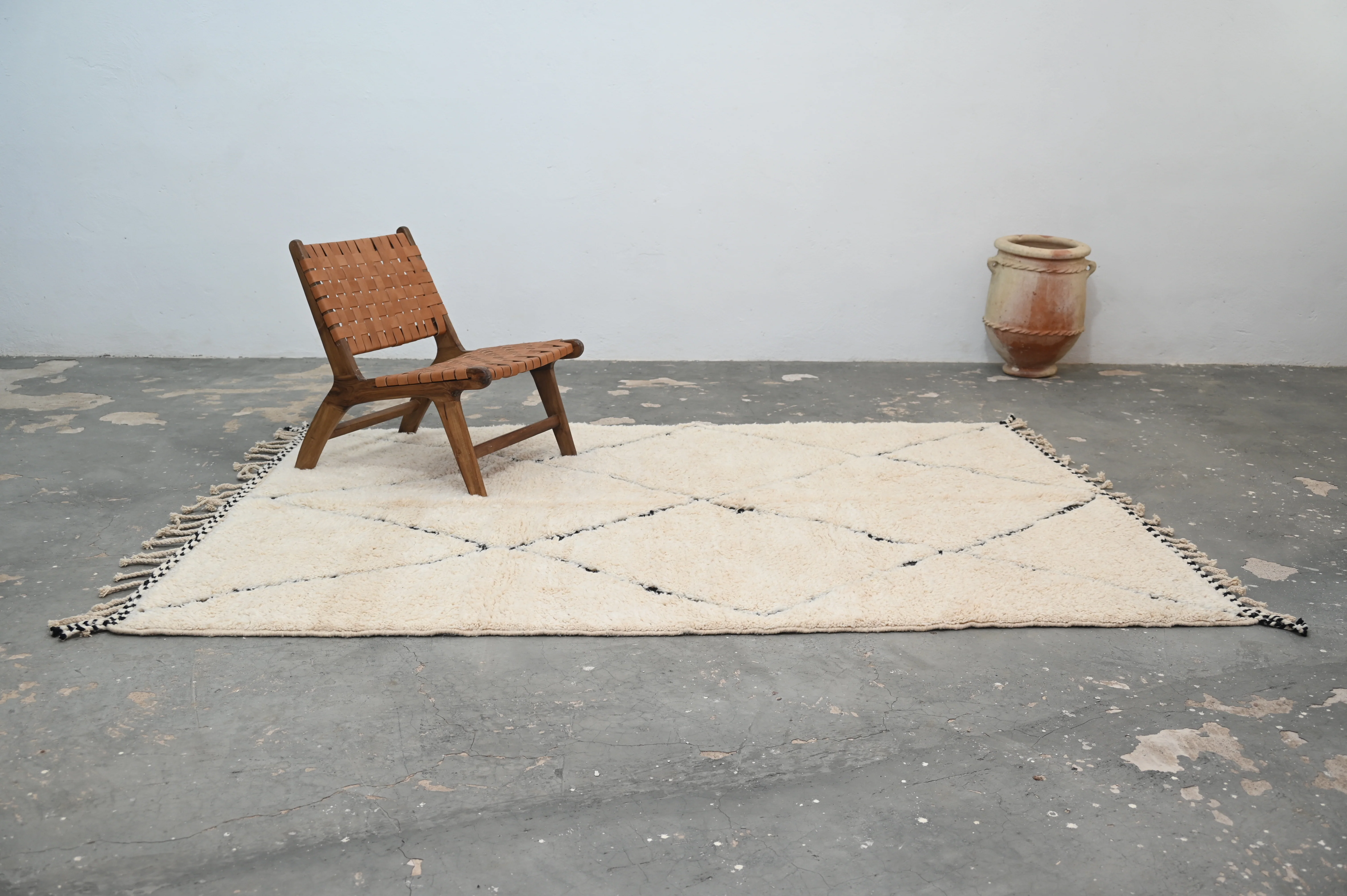 LARGE Beni Ouarain Rug, 280 x 195 cm, GO-818 - Image 7