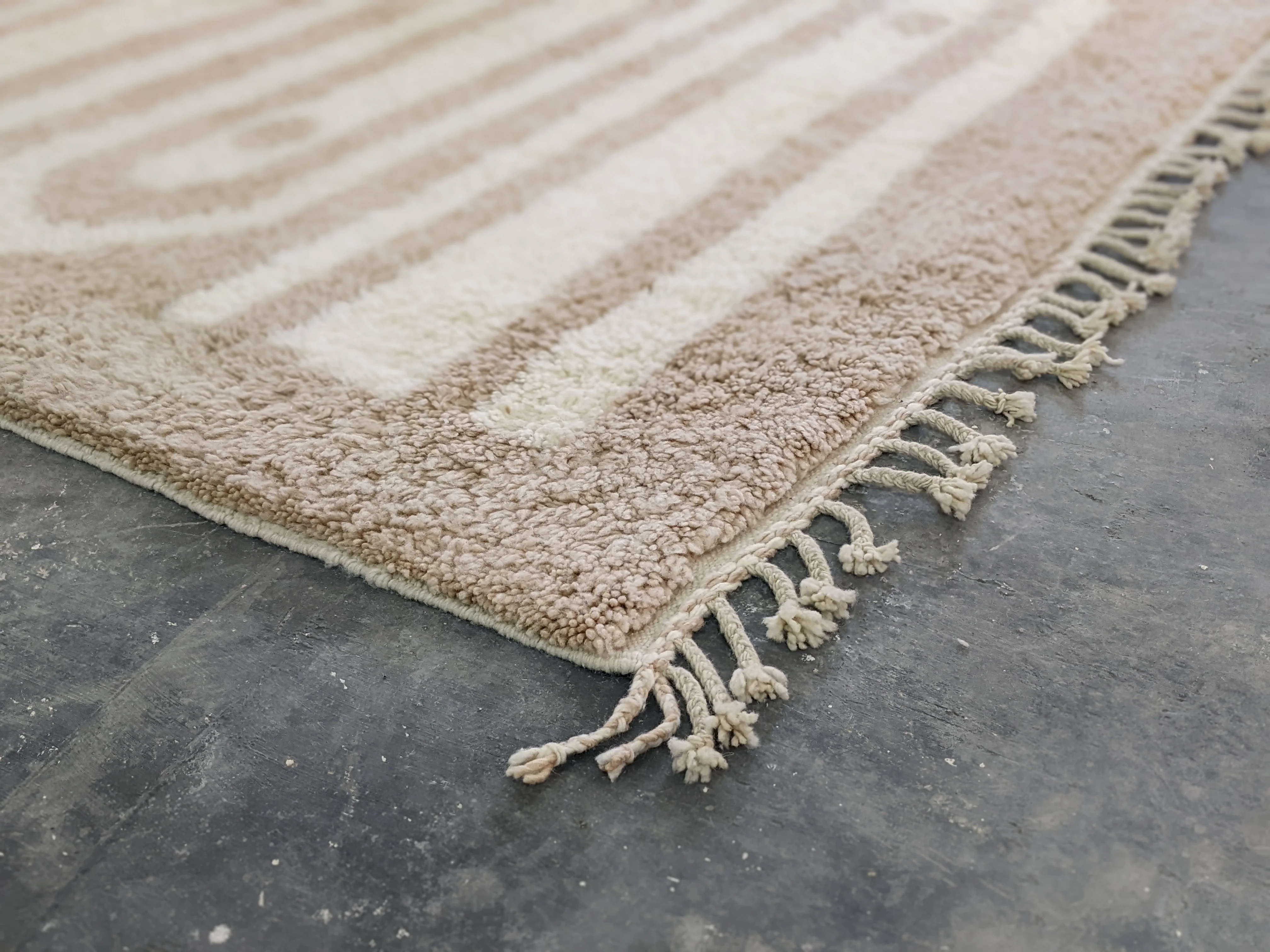 LARGE Beni Ouarain Rug, 280 x 205 cm || 9,19 x 6,73 feet, G-368 - Image 2