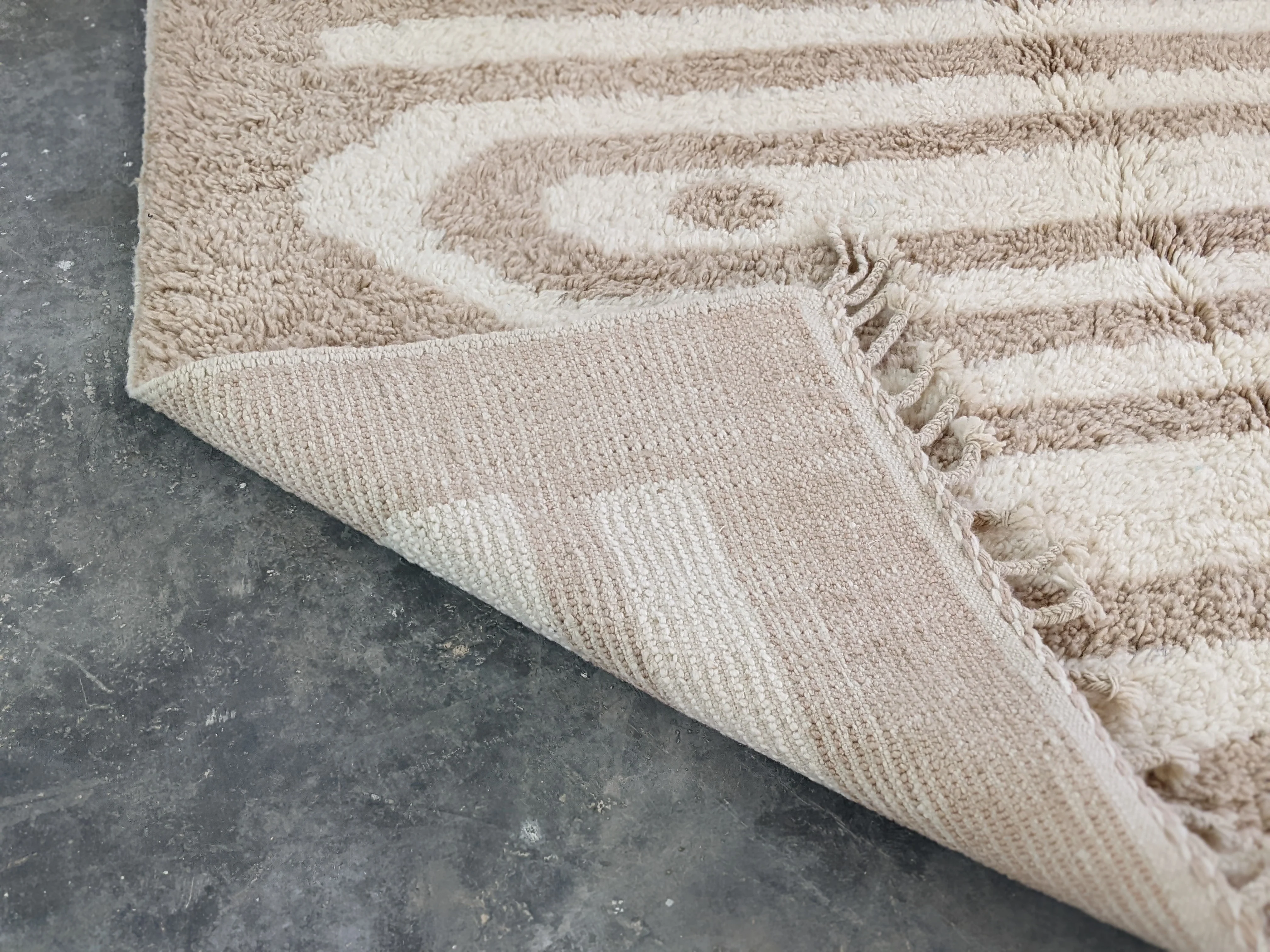 LARGE Beni Ouarain Rug, 280 x 205 cm || 9,19 x 6,73 feet, G-368 - Image 5